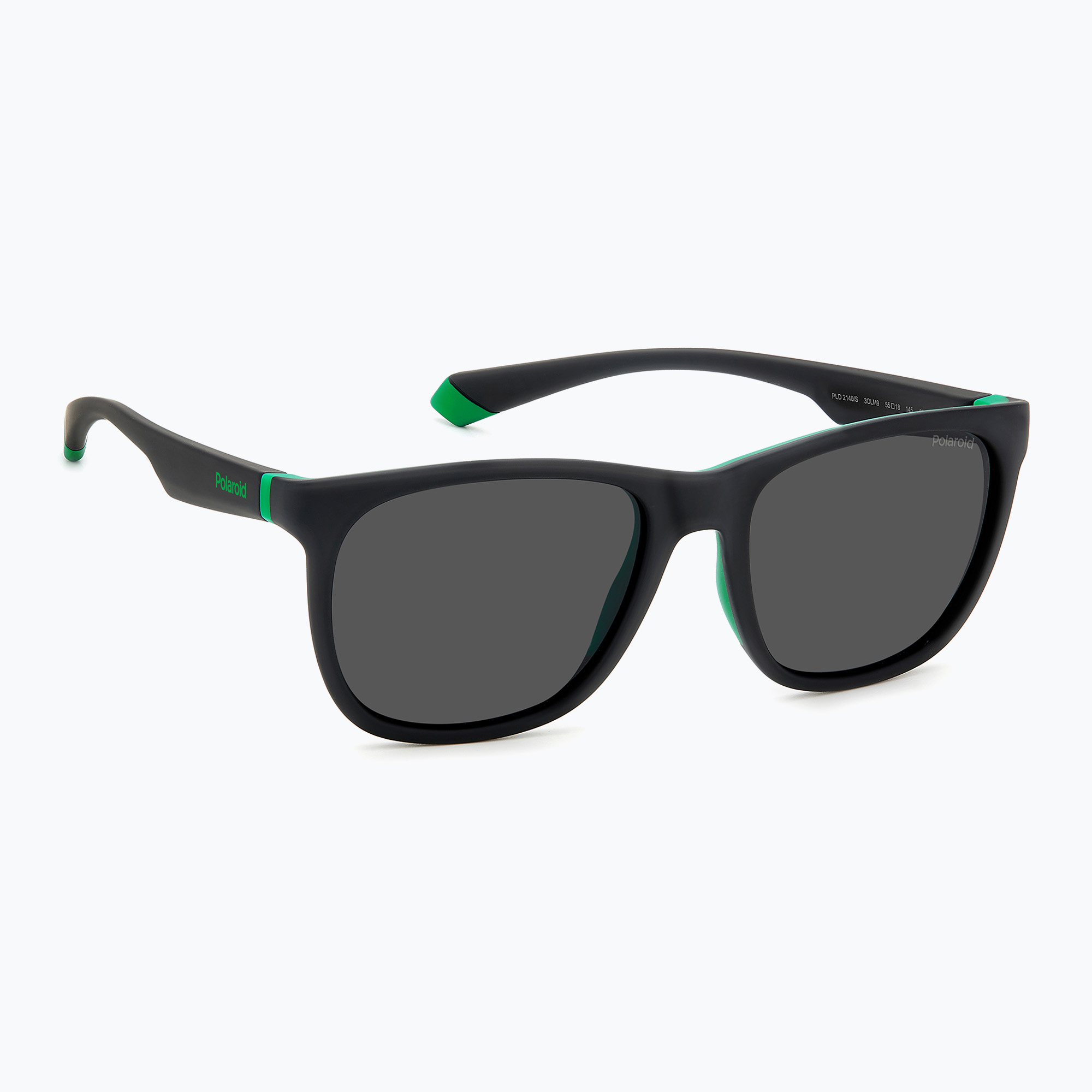 Slnečné okuliare Polaroid PLD 2140/S matte black green/grey polarized (PLD 2140/S 2057173OL54M9)