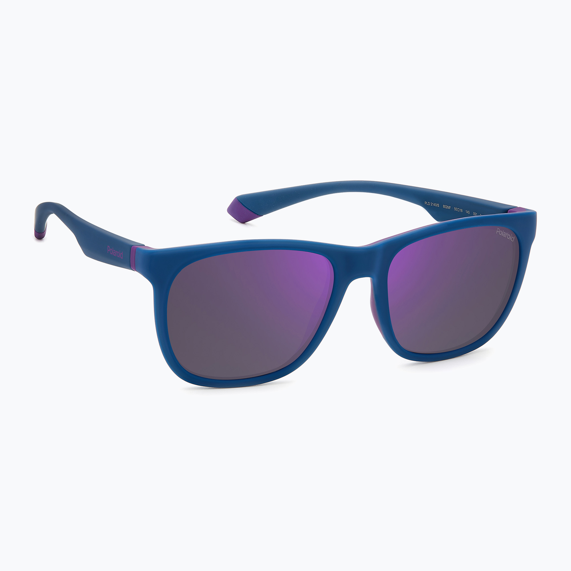 Slnečné okuliare Polaroid PLD 2140/S matte blue violet/violet mirror polarized