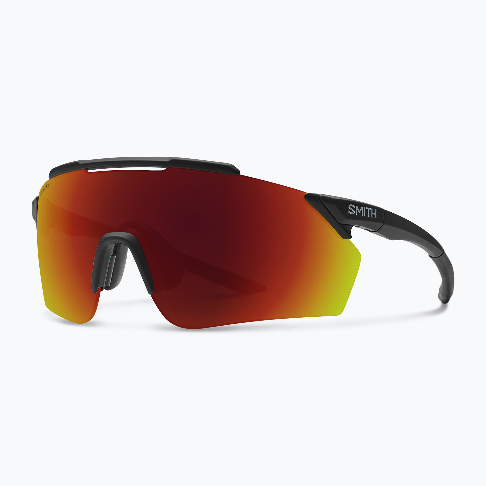 Slnečné okuliare Smith Ruckus matte black/chromapop red mirror (Ruckus PivLock 201522)