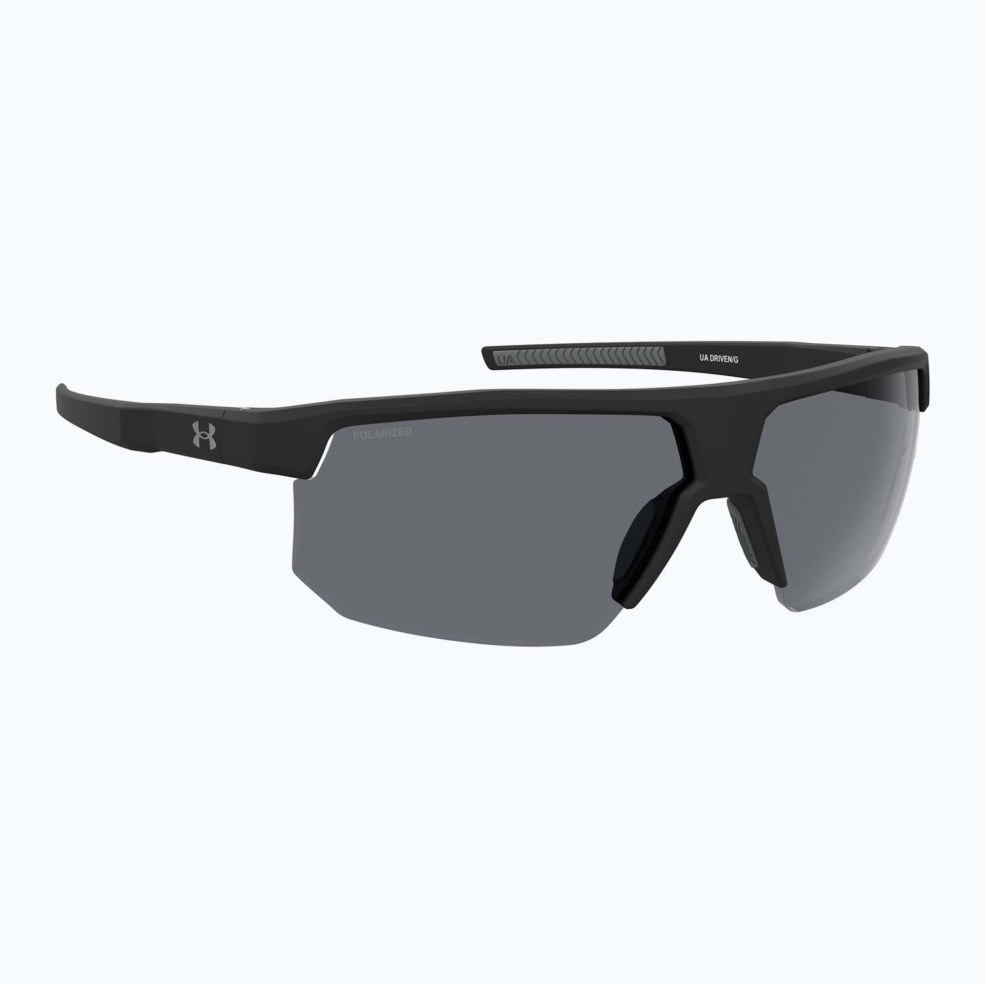 Under Armour Driven/G S3 matné čierne sivé/šedé polarizačné pánske slnečné okuliare