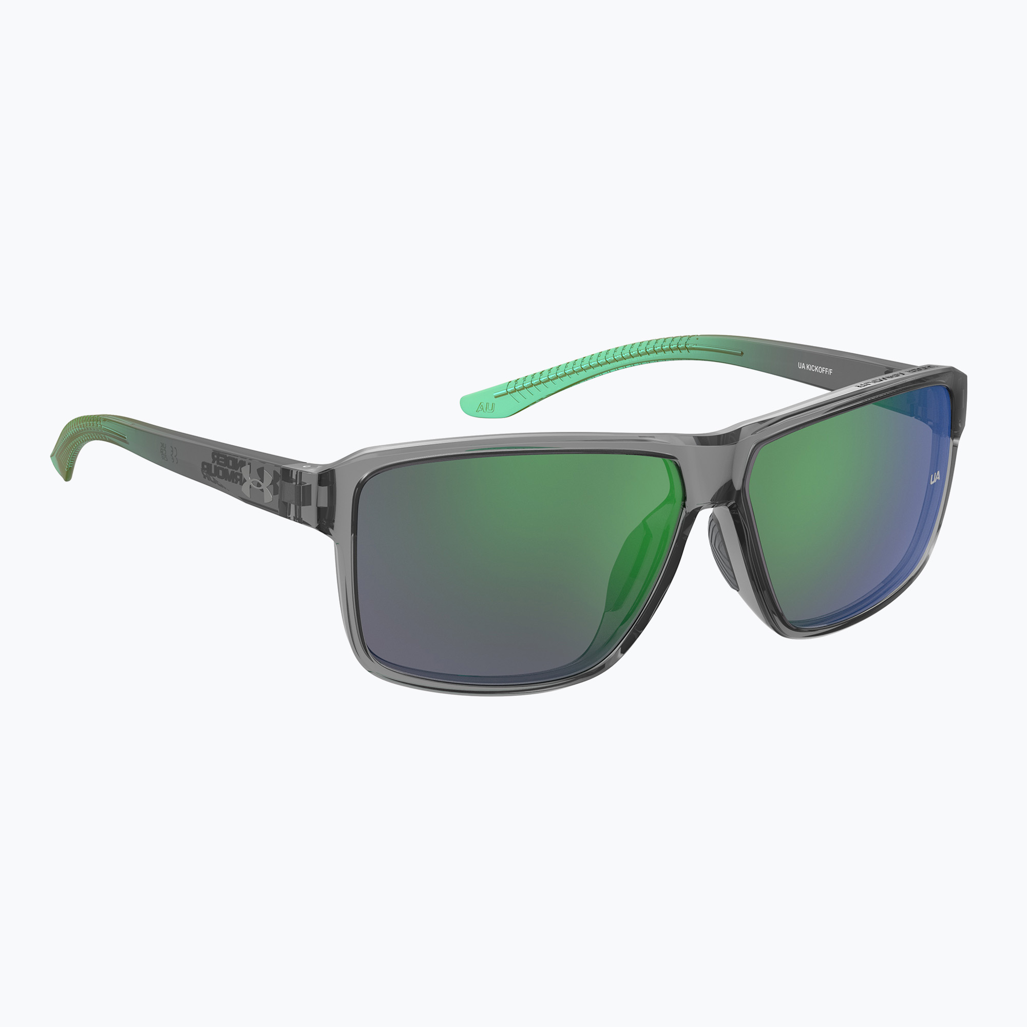 Pánske viacvrstvové slnečné okuliare Under Armour Kickoff/G S3 grey green/green