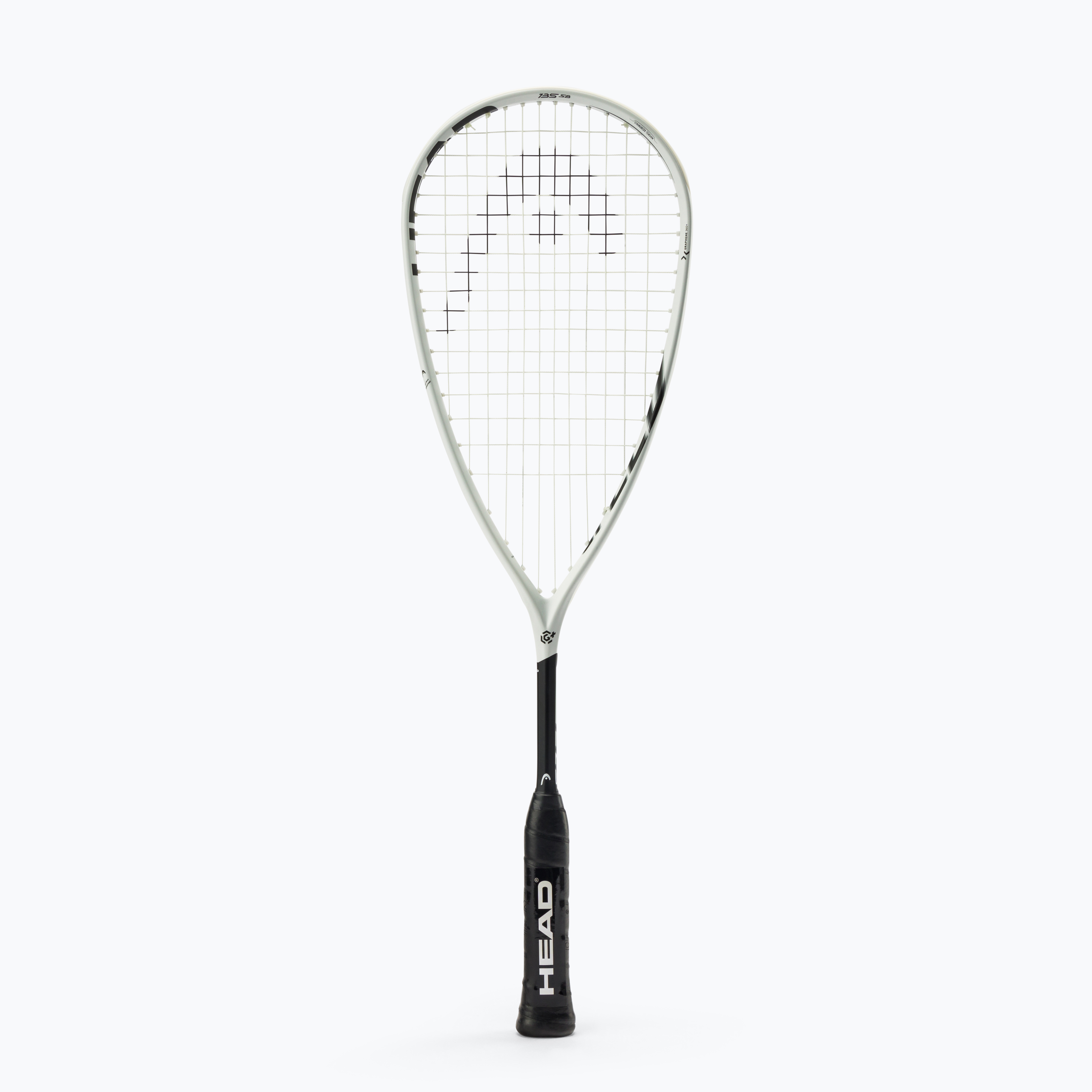 Squashová raketa HEAD sq Graphene 360  Speed 135 SB biela a čierna 211051