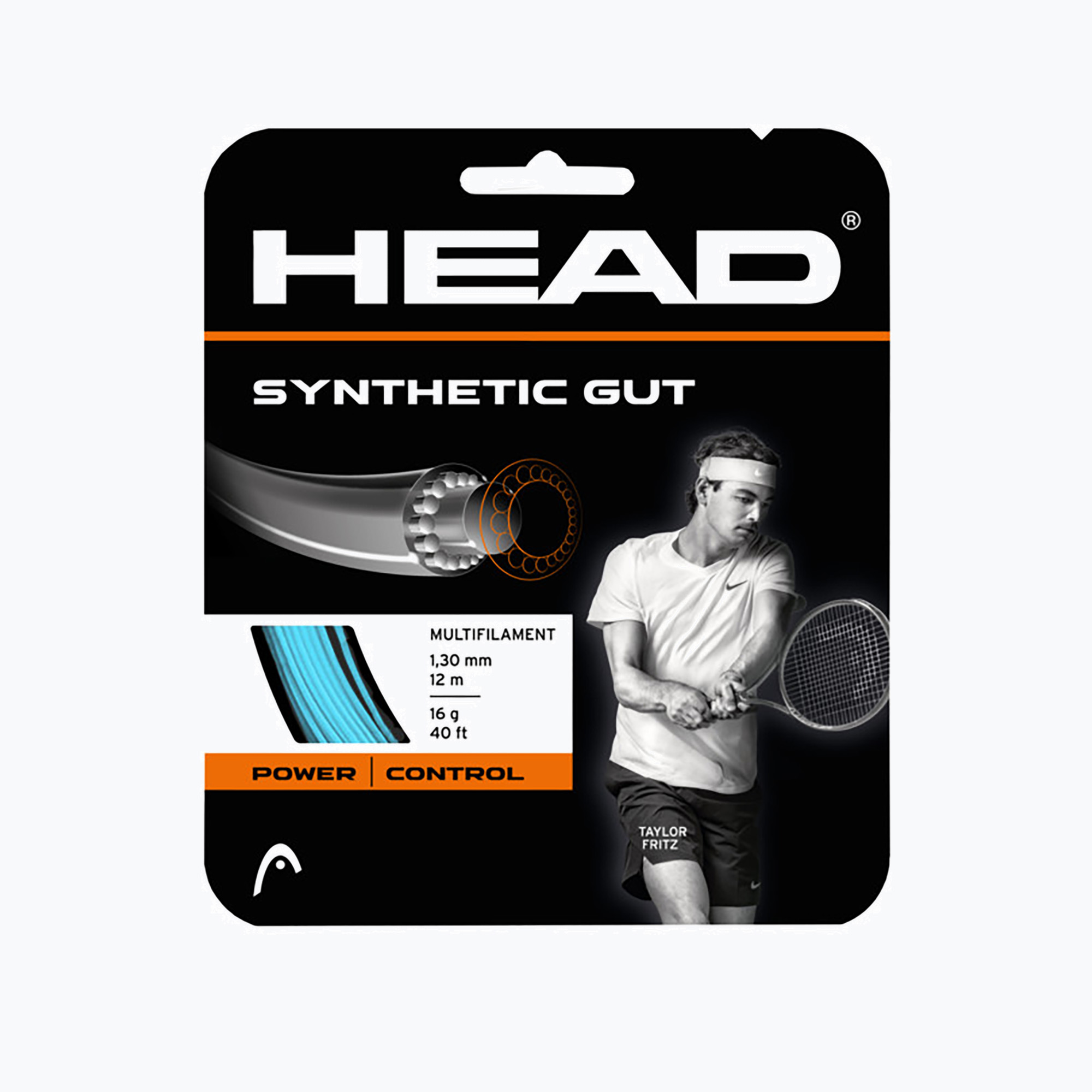 Tenisová struna HEAD Synthetic Gut modrá 281111