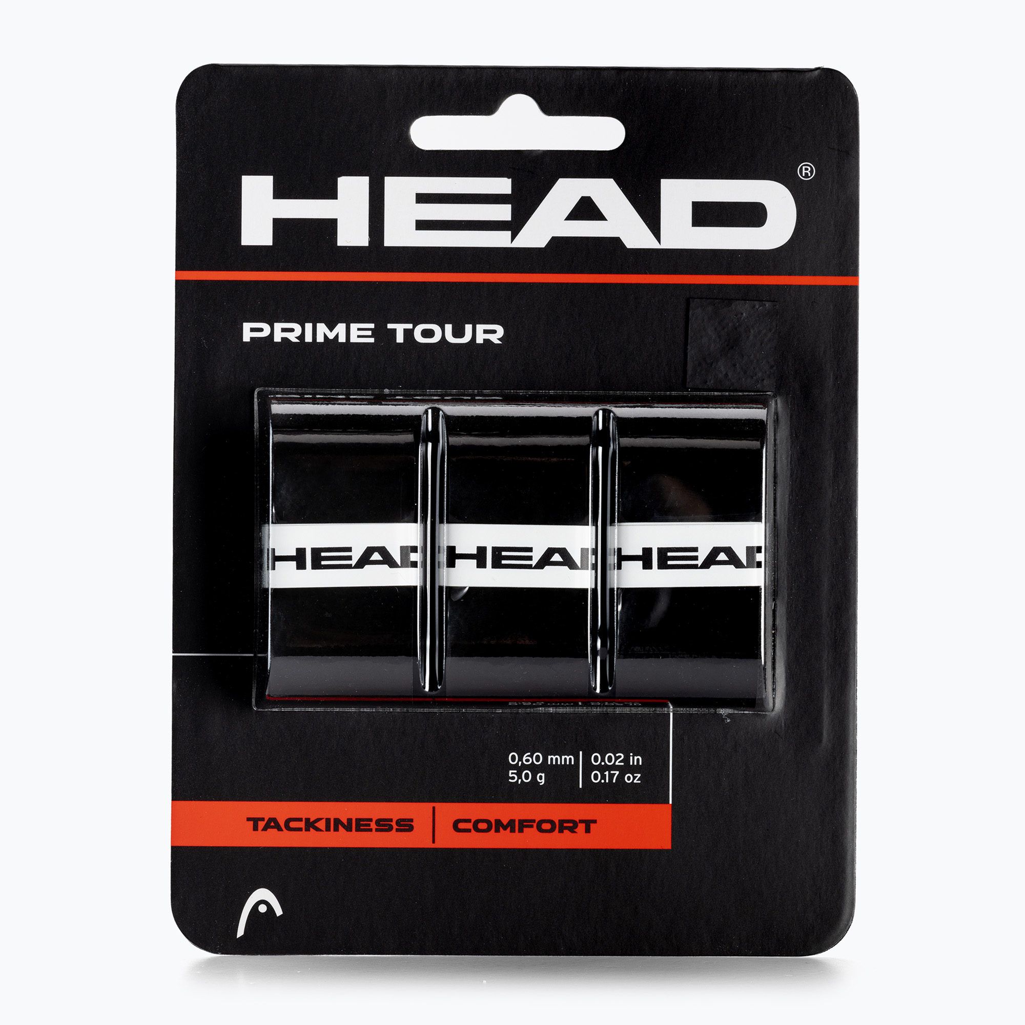 Omotávka na tenisovú raketu HEAD Prime Tour 3 ks čierna 285621