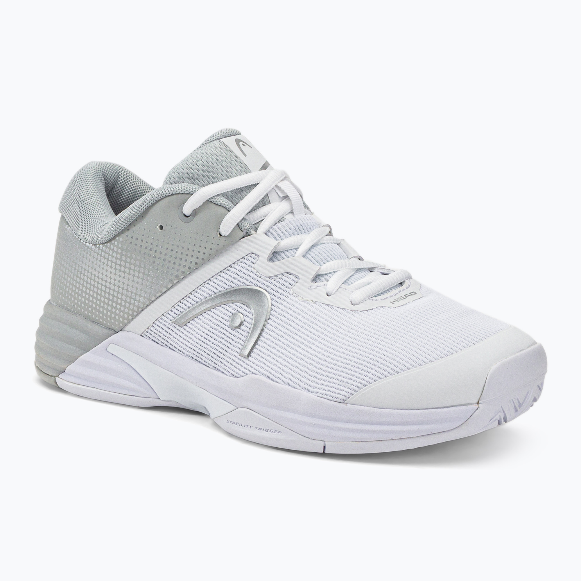Dámska tenisová obuv HEAD Revolt Evo 2.0 white and grey 274212 (Revolt Evo 2.0 W 274212)