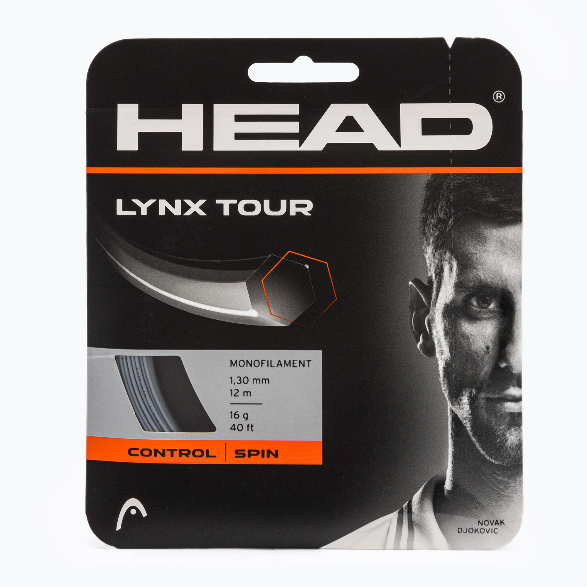 Tenisová struna HEAD Lynx Tour 12 m sivá 281790 (Lynx Tour 281790)