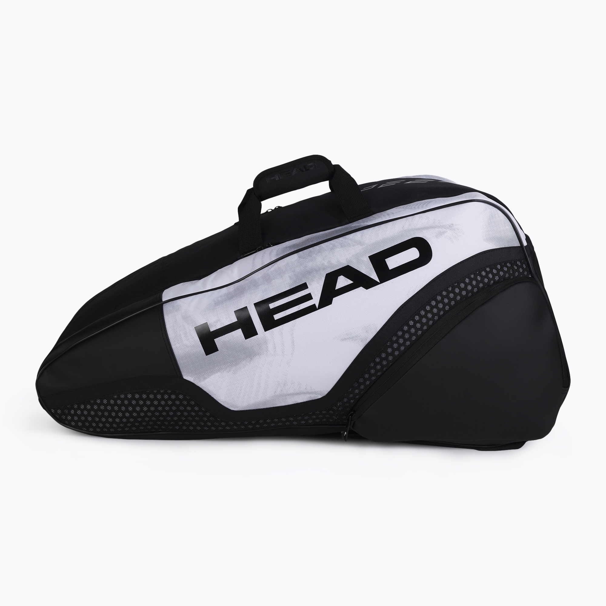 Tenisová taška HEAD Djokovic 9R Supercombi 75 l bielo-čierna 283101