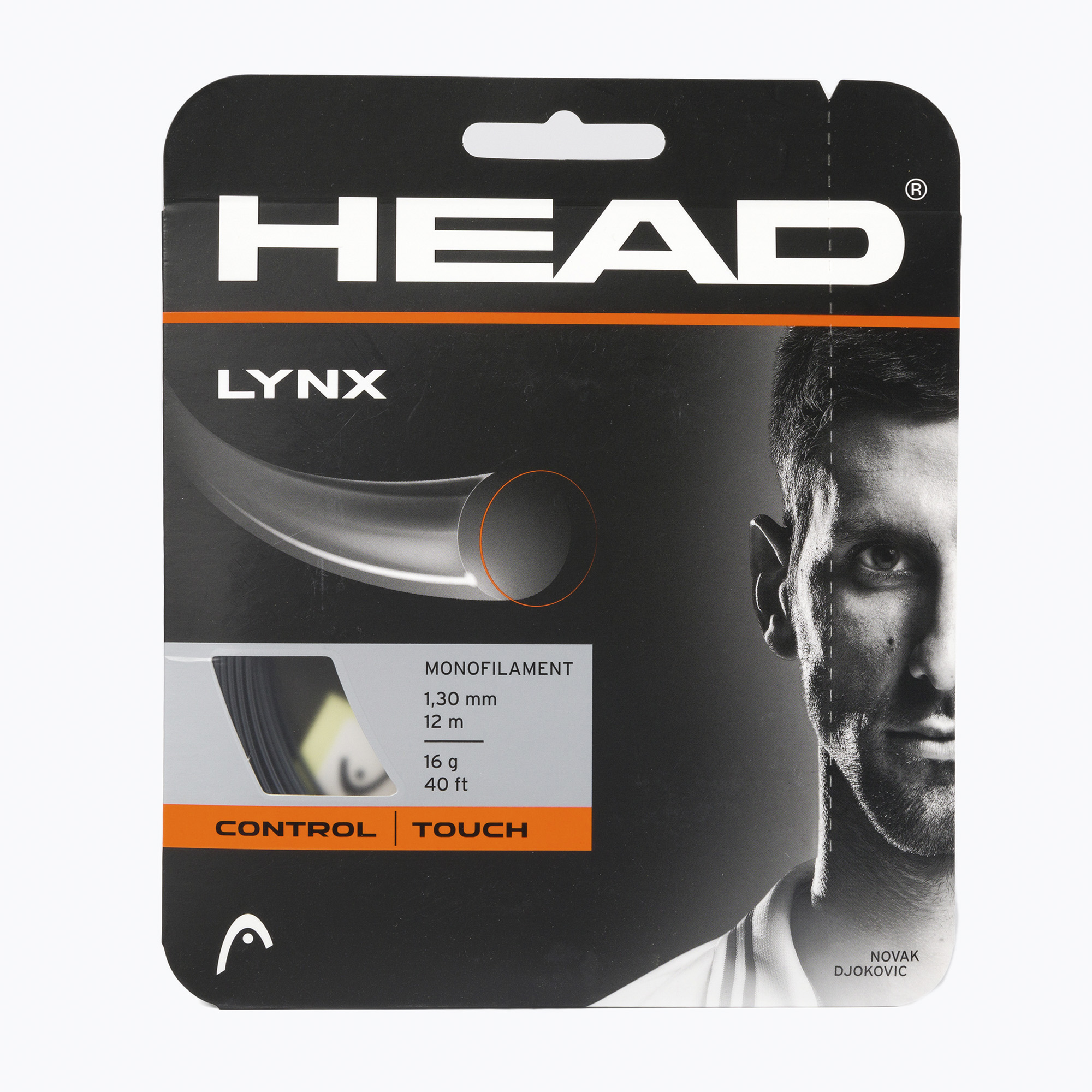 Tenisová struna HEAD Lynx 12 m čierna 281784