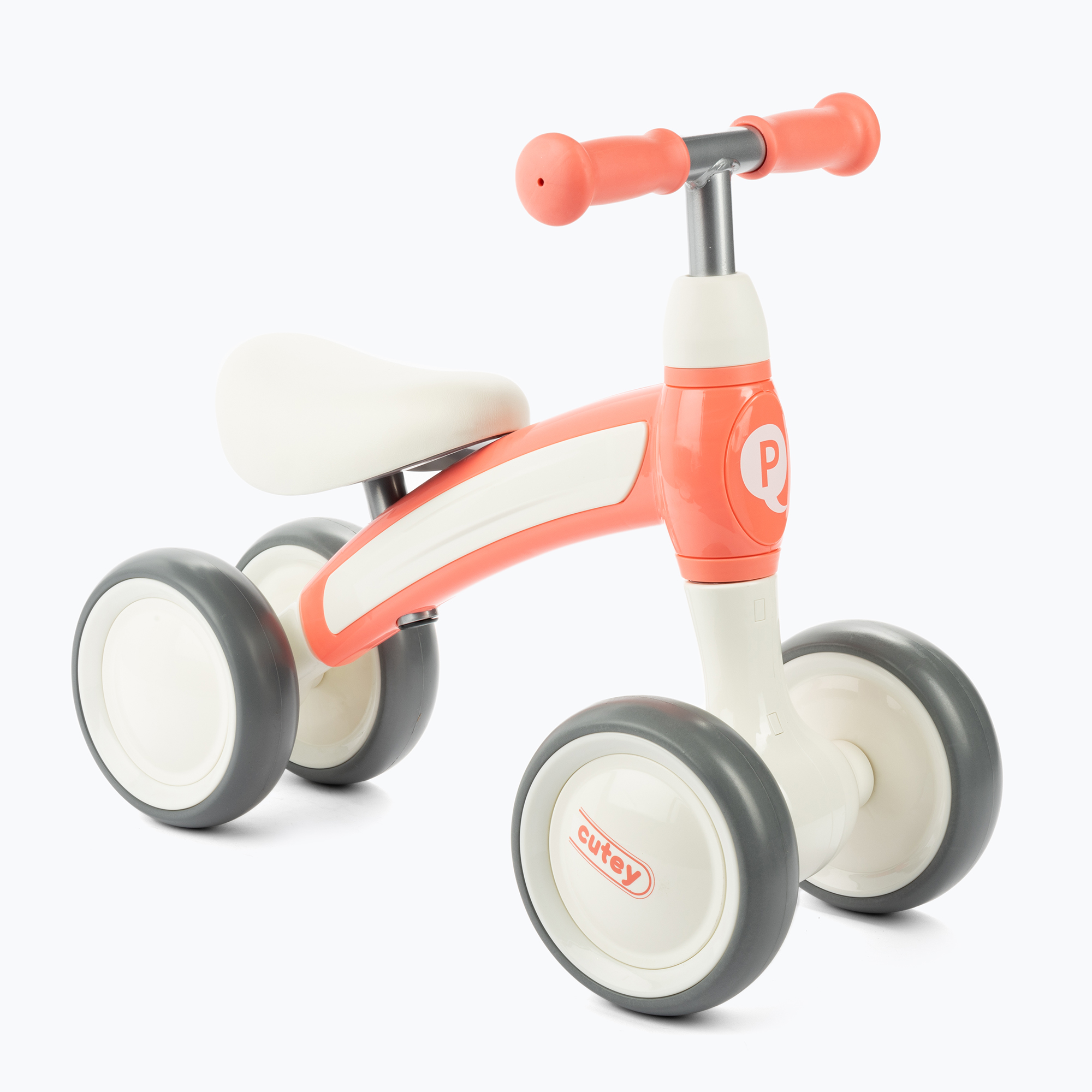Qplay Cutey ružovo-biely štvorkolový krosový bicykel 3862