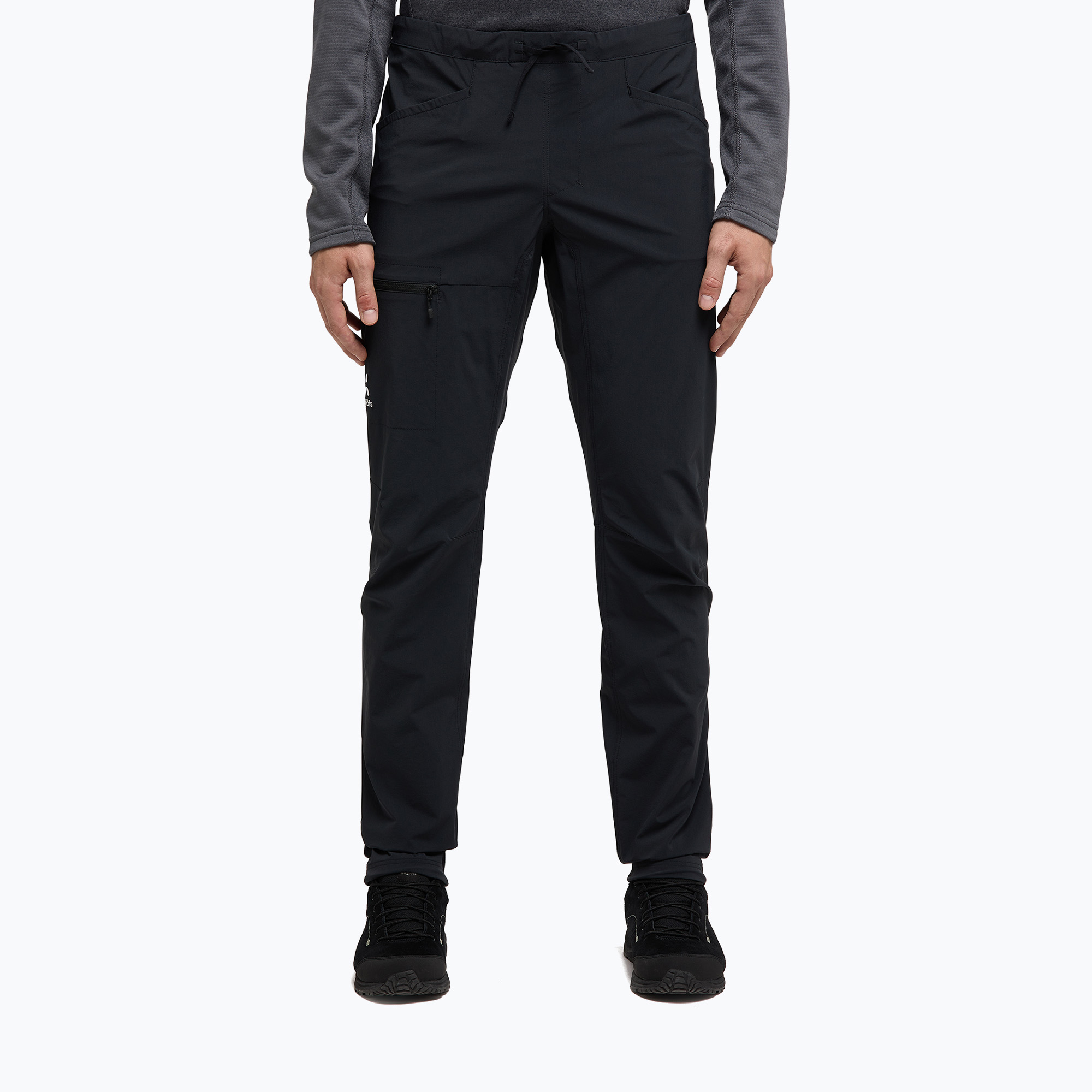 Haglöfs pánske lezecké nohavice ROC Lite Slim black 6625