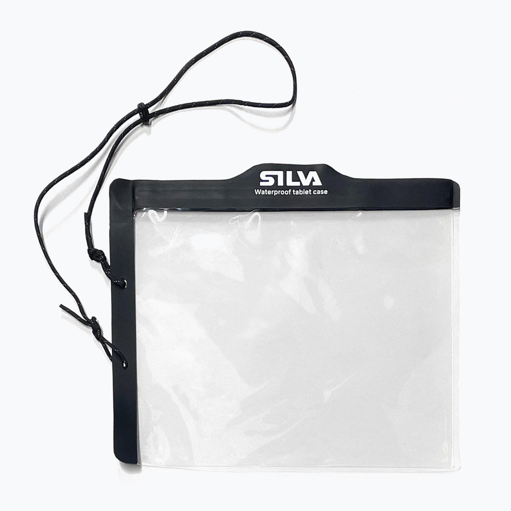 Vodeodolný obal na telefón Silva Waterproof Tablet Case transparentny/czarny (Waterproof Tablet Case 38358)