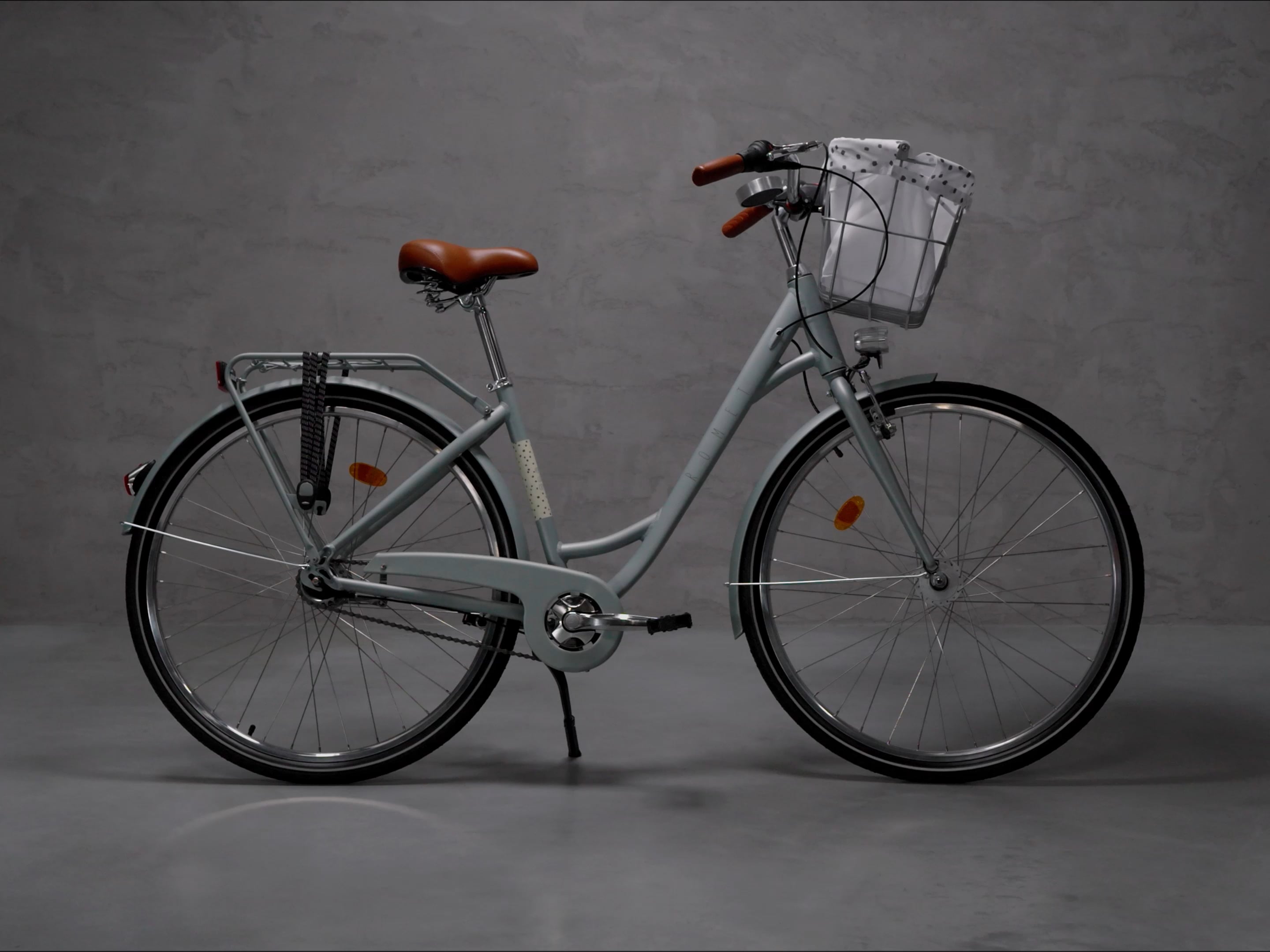 Dámske mestské bicykle Romet Pop Art 28 Lux sivá 2228565