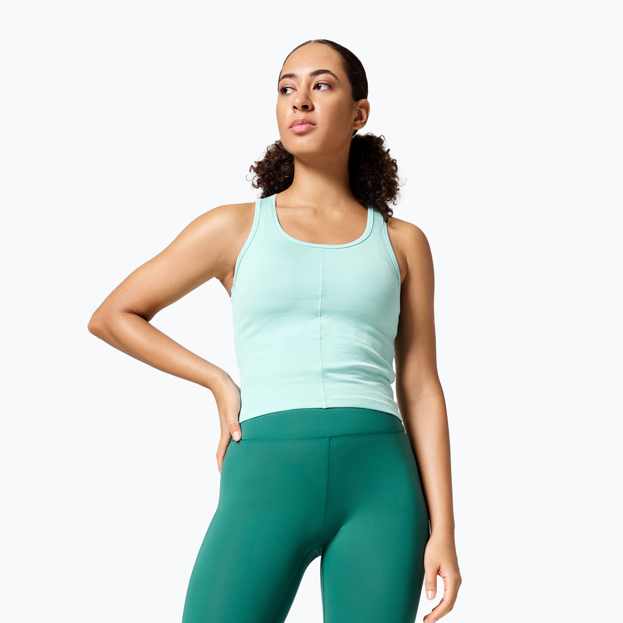 Casall Delight Scoop Neck dámske tréningové tielko modré 23112 (Delight Scoop Neck 413)
