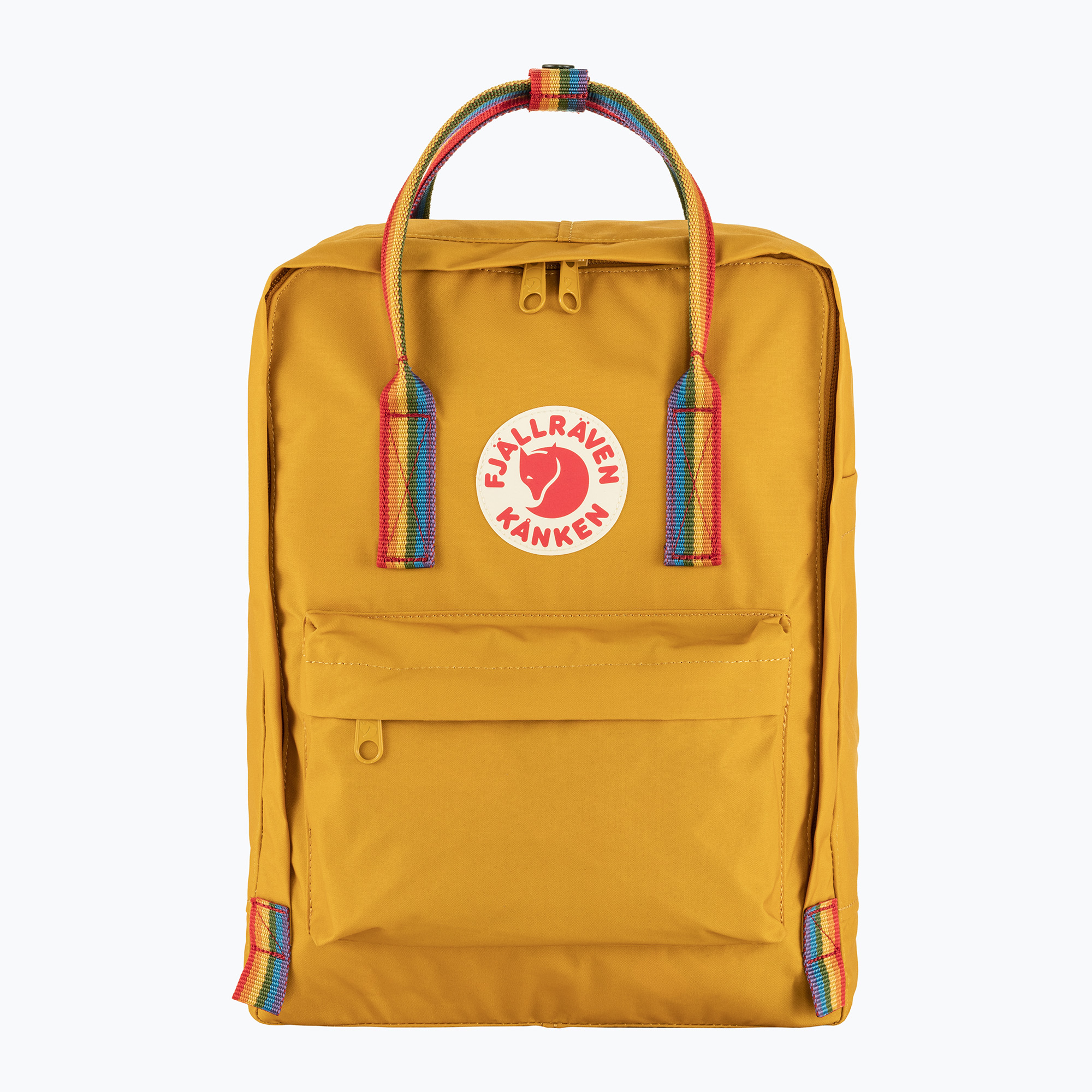 Mestský batoh Fjällräven Kanken Rainbow 16 l ochre/rainbow pattern (Kanken Rainbow F23620 160-907)