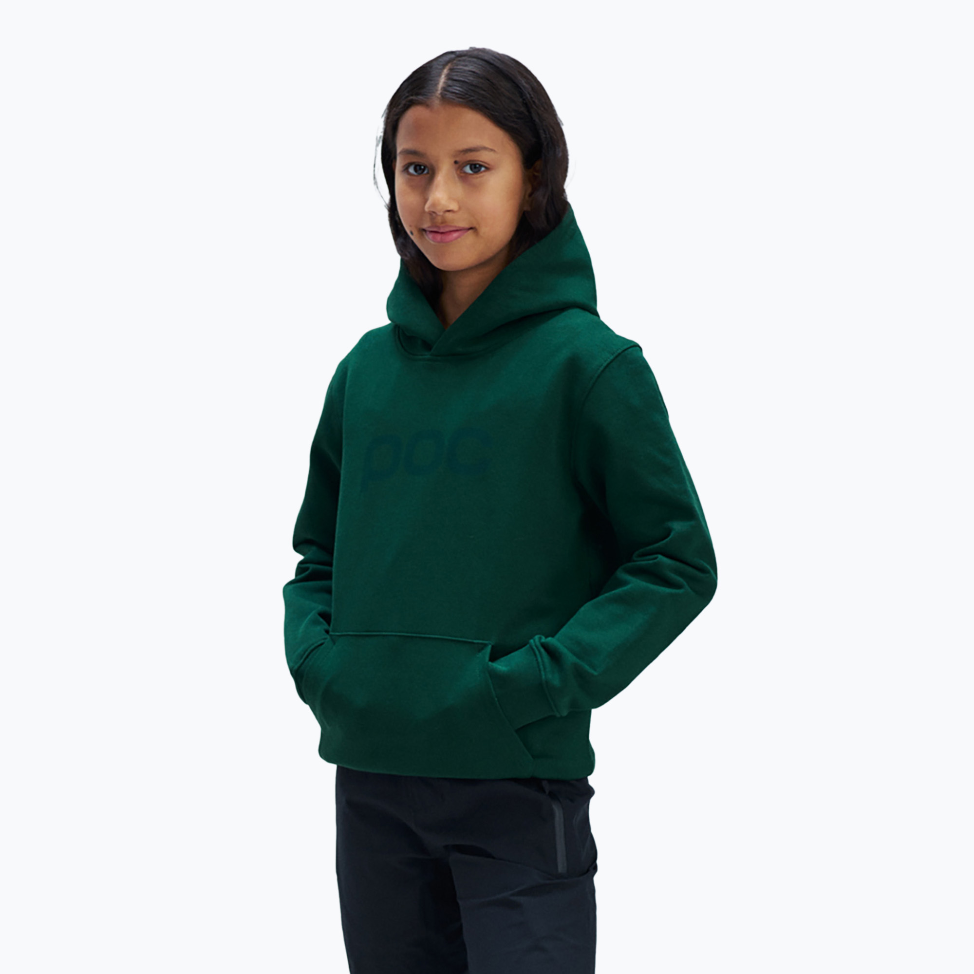 Detská mikina POC Hood pargasite green (Hood Jr 61655)