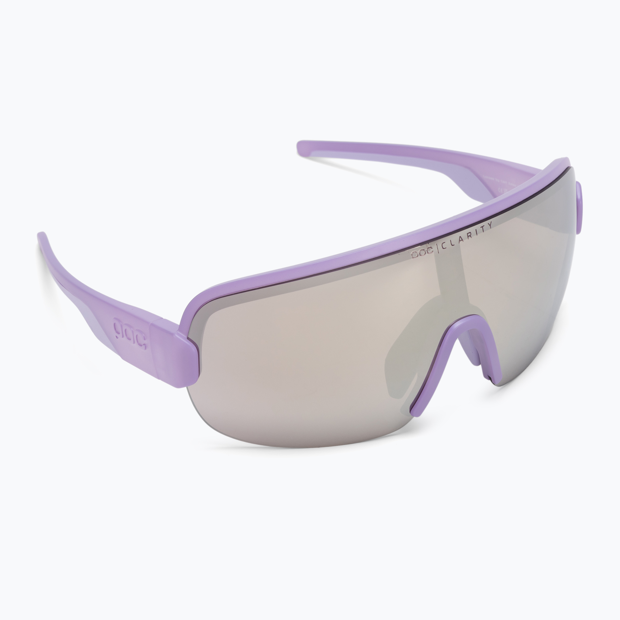 Cyklistické okuliare POC Aim purple quartz translucent/clarity road silver (Aim AIM1001)