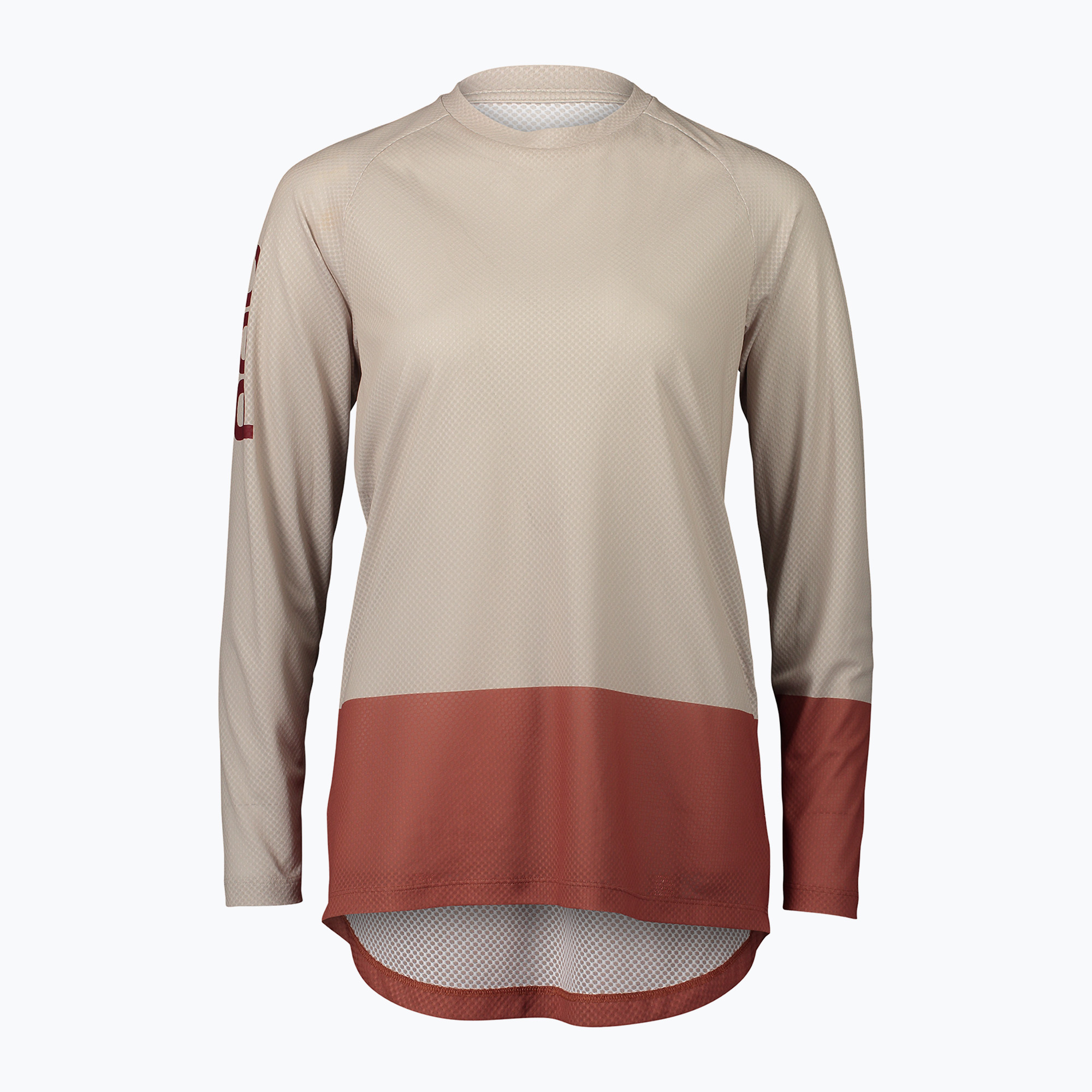 Dámske cyklistické tričko s dlhým rukávom POC MTB Pure light sandstone beige/himalayan salt (MTB Pure W 52854)