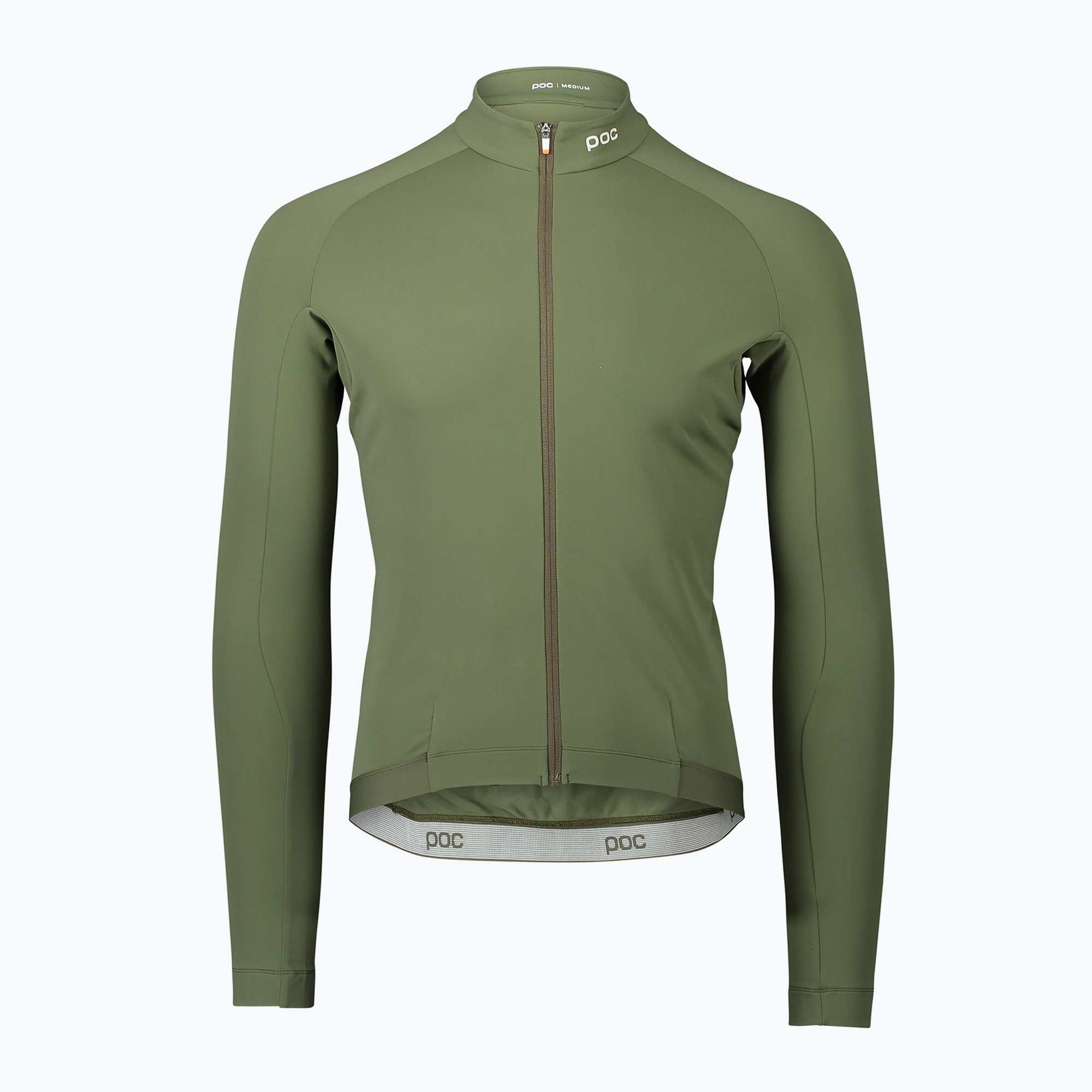 Pánske cyklistické oblečenie s dlhým rukávom POC Ambient Thermal Jersey epidote green (Ambient Thermal Jersey 53164)