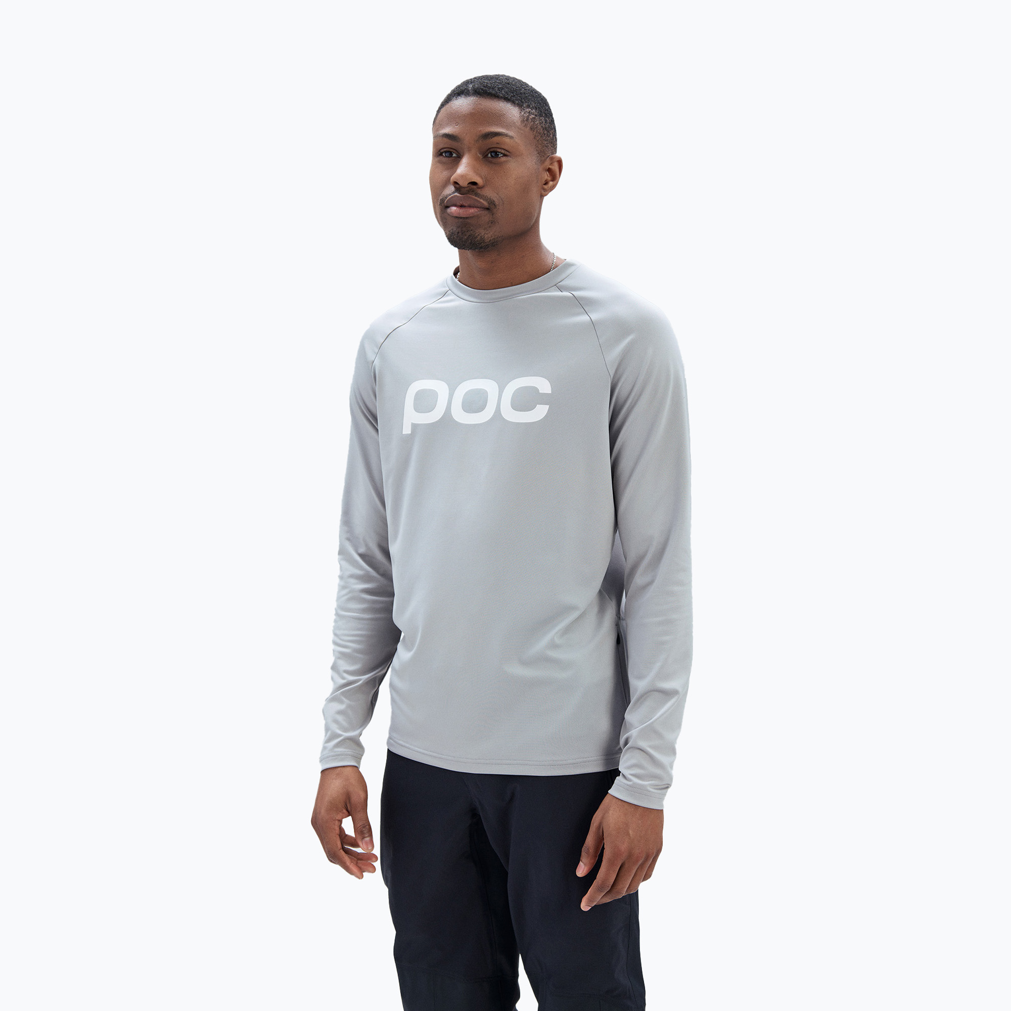 Pánske cyklistické oblečenie s dlhým rukávom POC Reform Enduro Jersey alloy grey (Reform Enduro Jersey 52906)