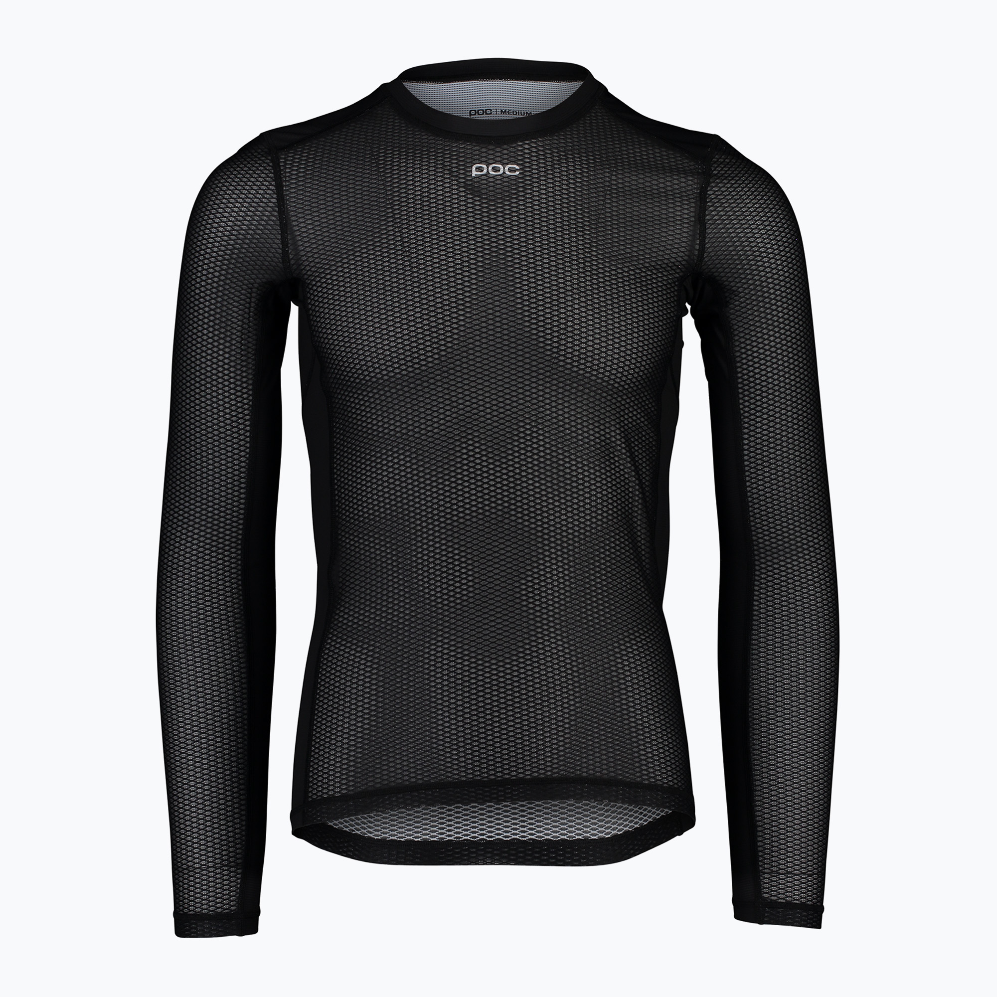 Pánske cyklistické tričko s dlhým rukávom POC Essential Layer uranium black