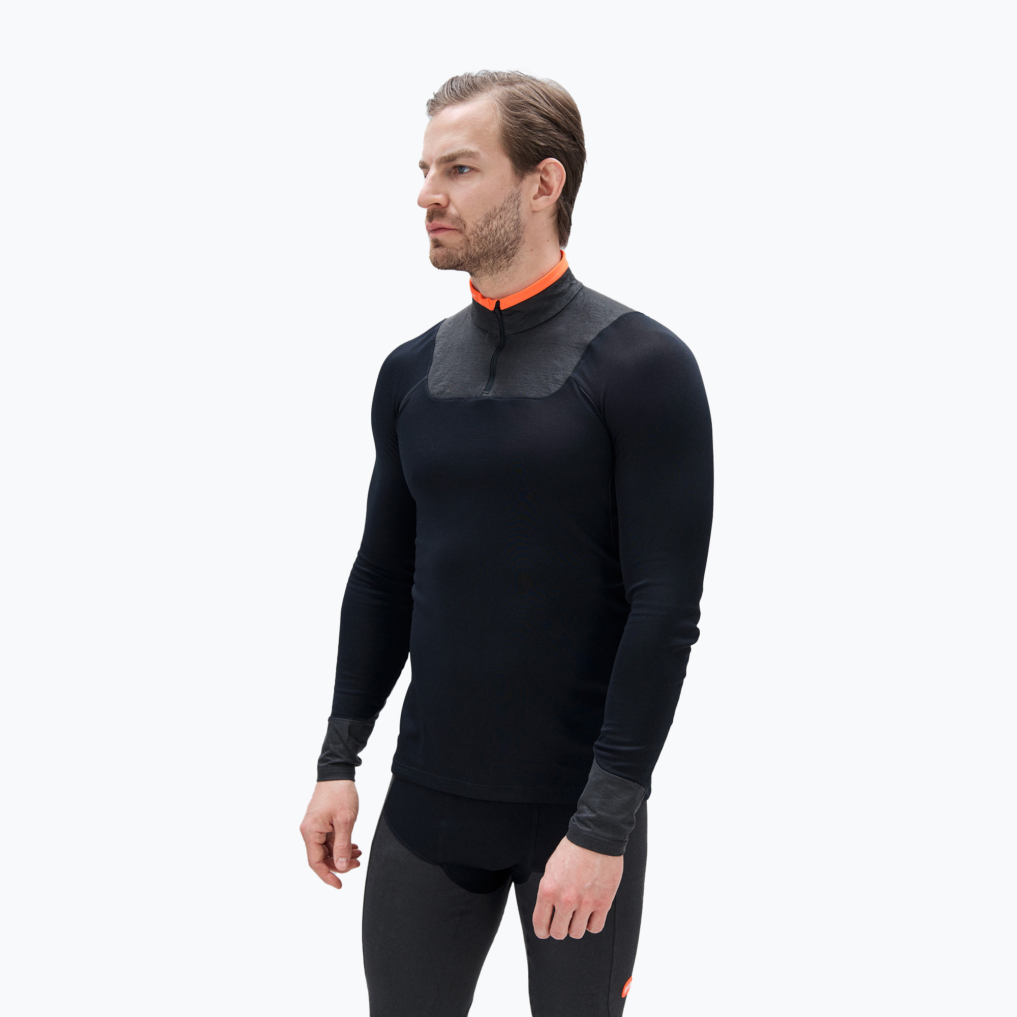 Lyžiarsky dlhý rukáv POC Resistance Layer Jersey uranium black (Resistance Layer Jersey 57012)