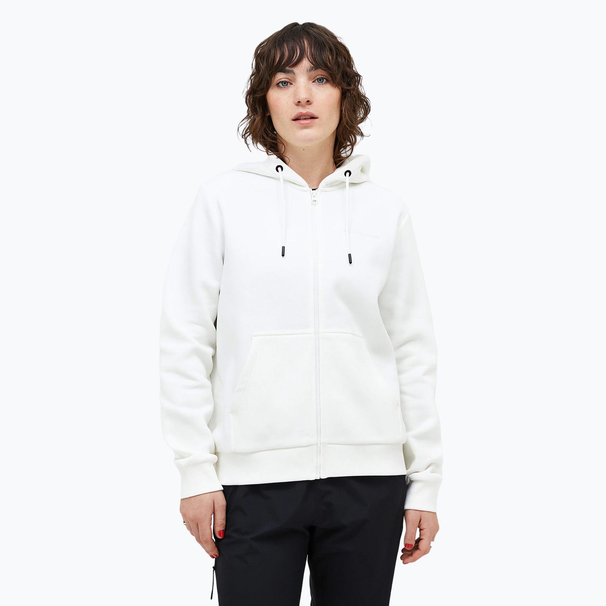 Dámska mikina Peak Performance Original Small Logo Zip off white (Original Small Logo Zip G79587020)