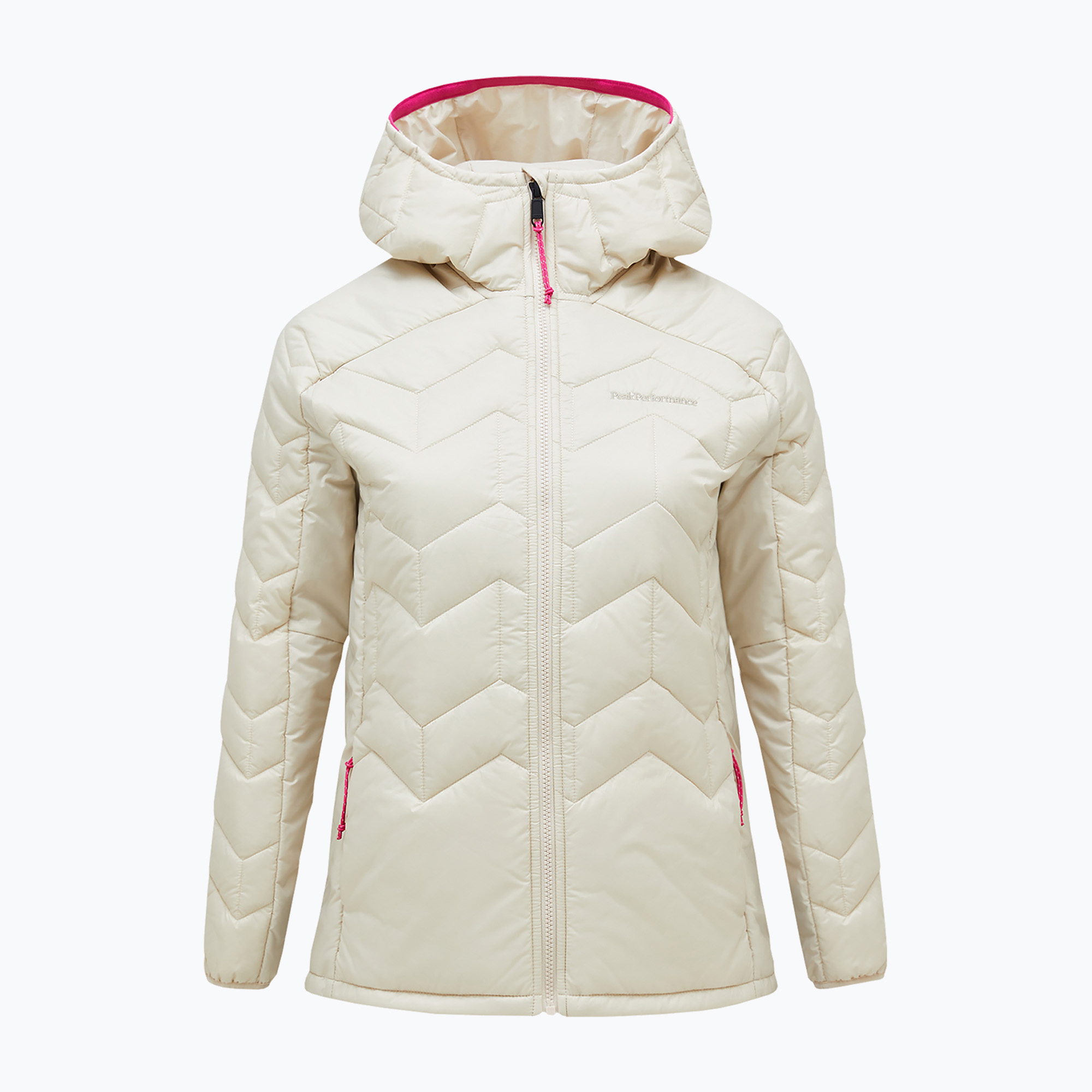 Dámska páperová bunda Peak Performance Elevate Liner Hood sand fog (Elevate Liner Hood G79805020)