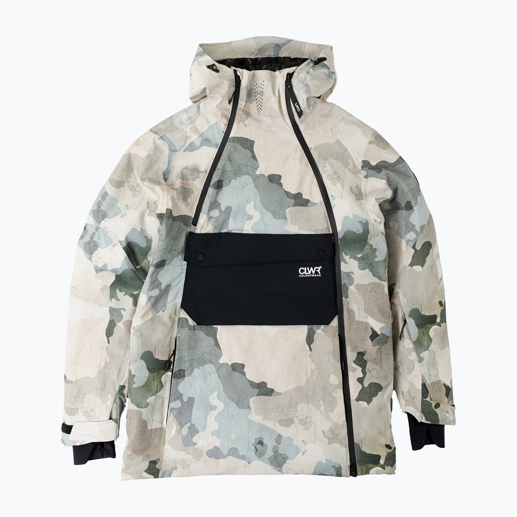 Pánska snowboardová bunda Colourwear Foil Anorak water camo (Foil Anorak 7210292C81)