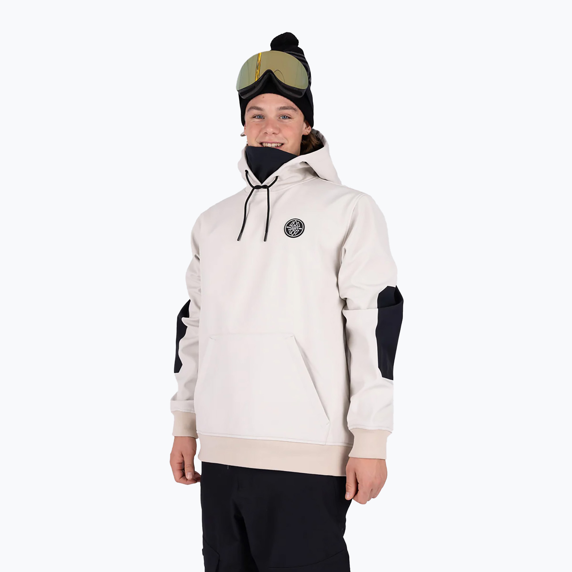 Snowboardová mikina Colourwear Est 2010 Hood off-white (Est 2010 Hood 7210302011)