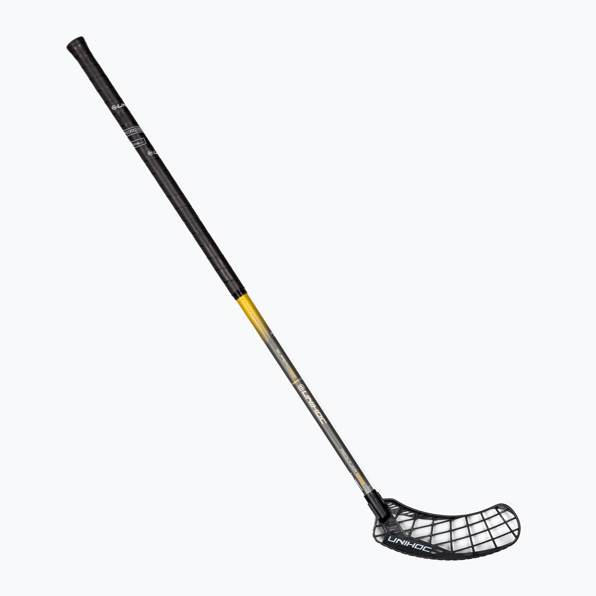 Florbalová hokejka UNIHOC Epic Superskin Regular black 04945 pre ľavákov