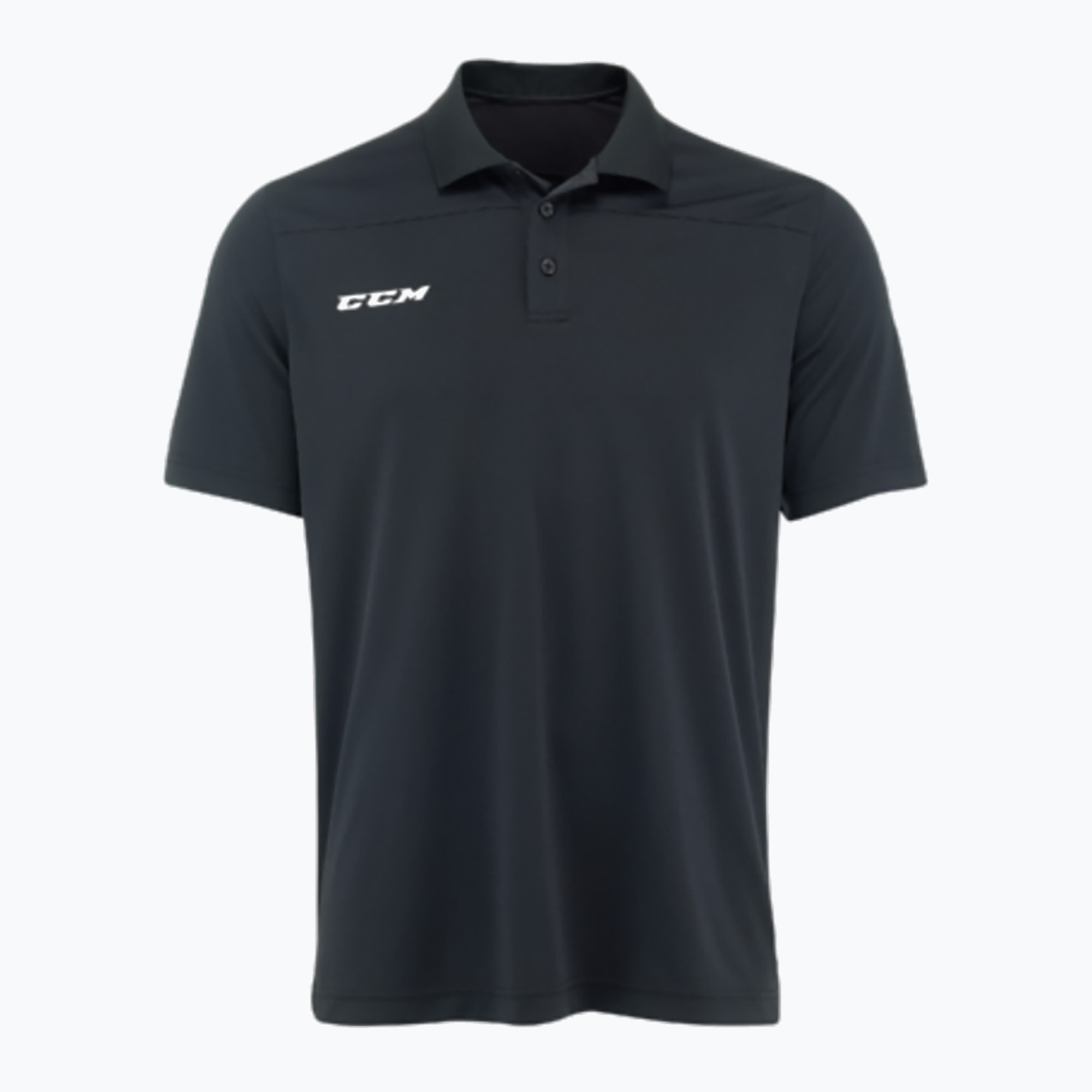 Pánske tričko CCM Polo SR čierne (Polo SR 3597132)