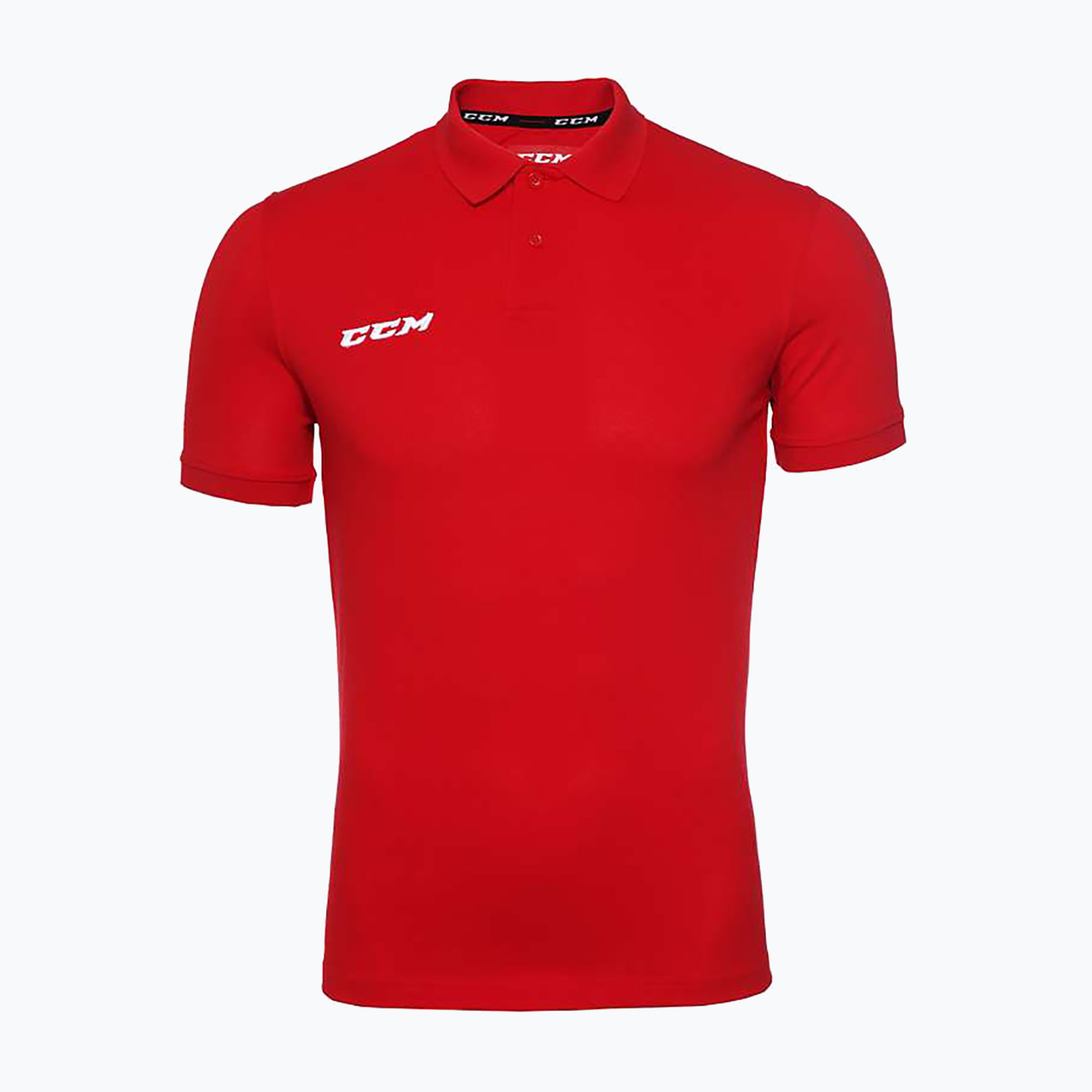 Pánske tričko CCM Polo SR červené (Polo SR 3597132)