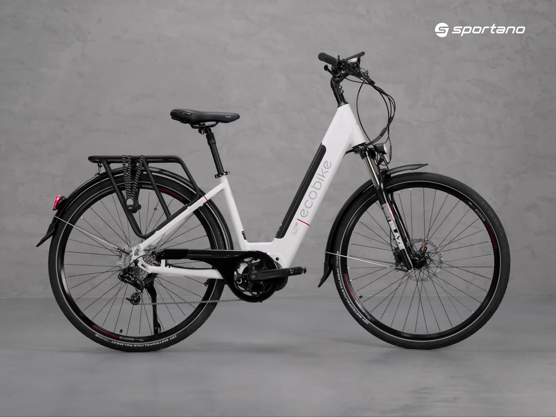 Ecobike LX300 Greenway elektrický bicykel biely 1010306