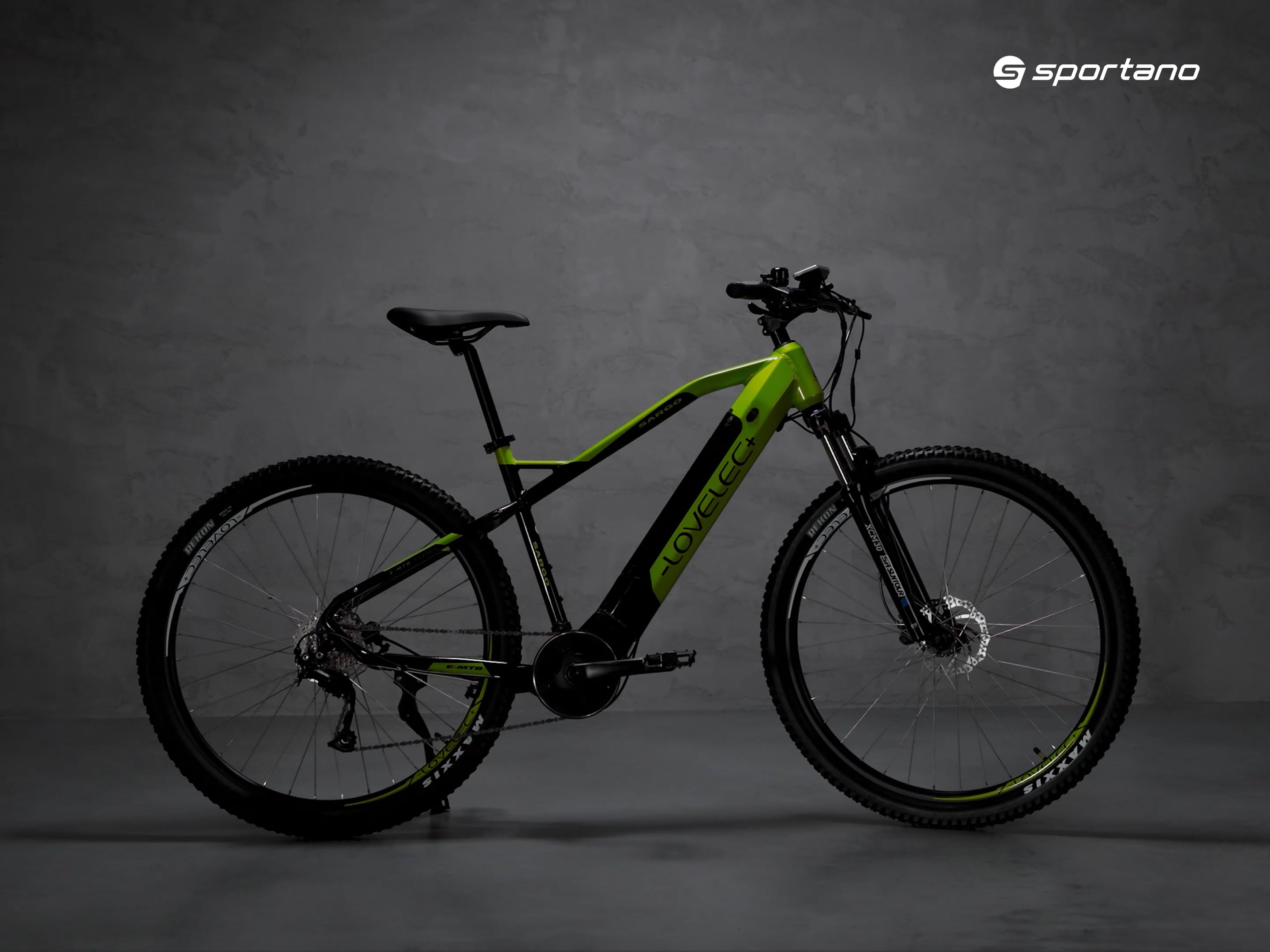 Lovelec Sargo 15Ah zelený/čierny elektrický bicykel B400292