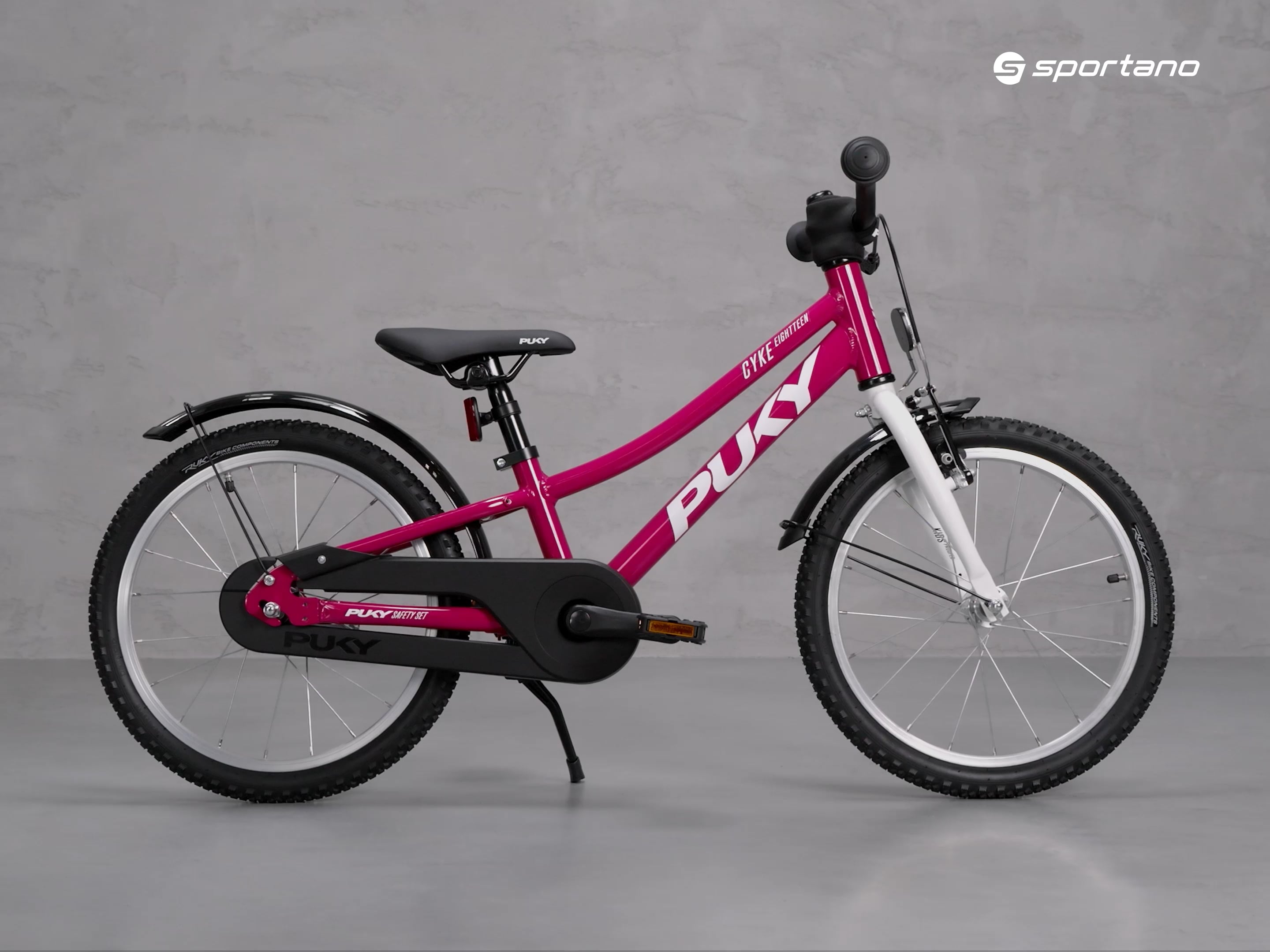 Detský bicykel PUKY Cyke 18 ružovo-biely 4404