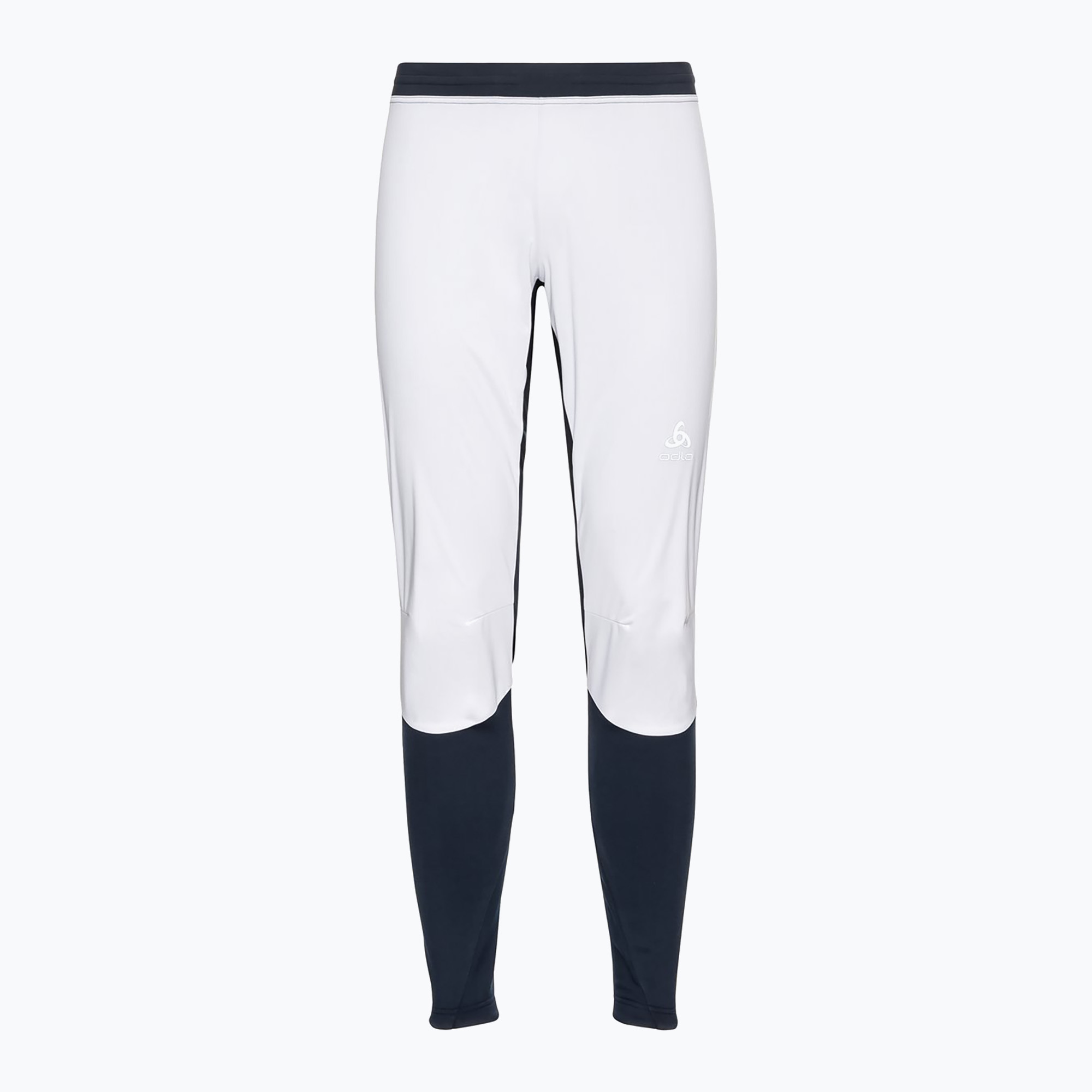 Pánske nohavice na bežecké lyžovanie ODLO Langnes white and navy 622692