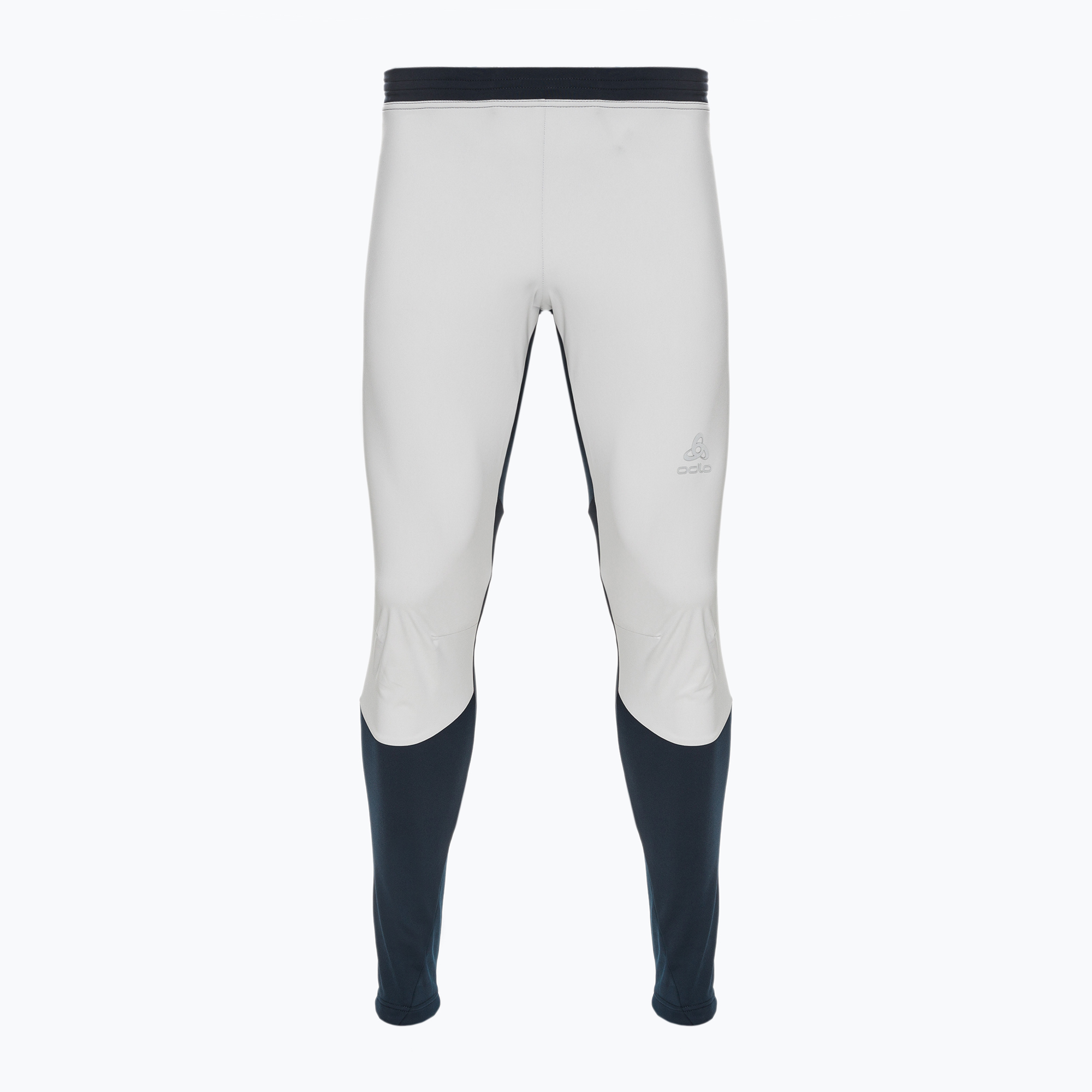 Pánske nohavice na bežecké lyžovanie ODLO Langnes white and navy 622692 (Langnes 622692)