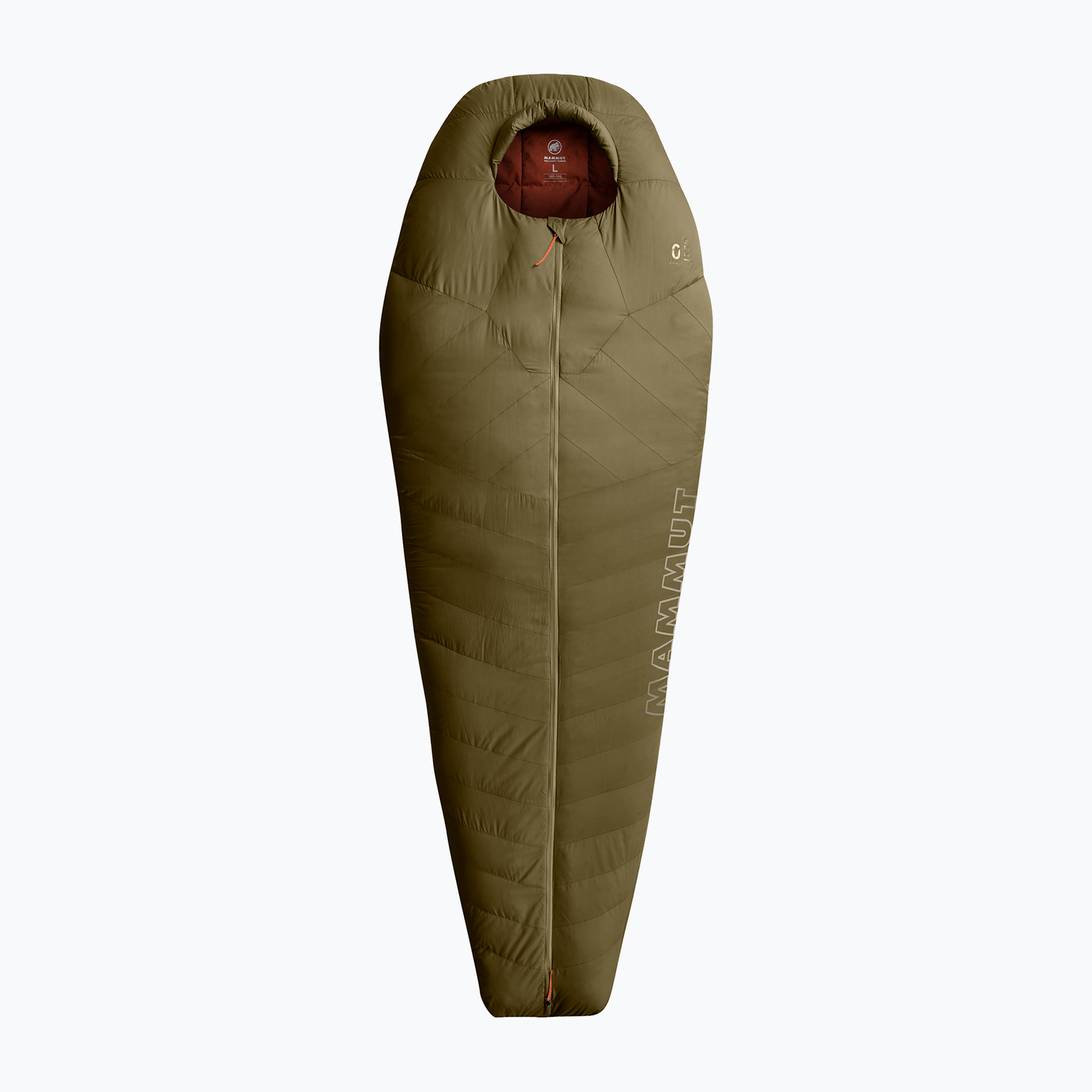 Spací vak Mammut Relax Fiber Bag 0C olive (Relax Fiber Bag 0C 2410-02640-4072)