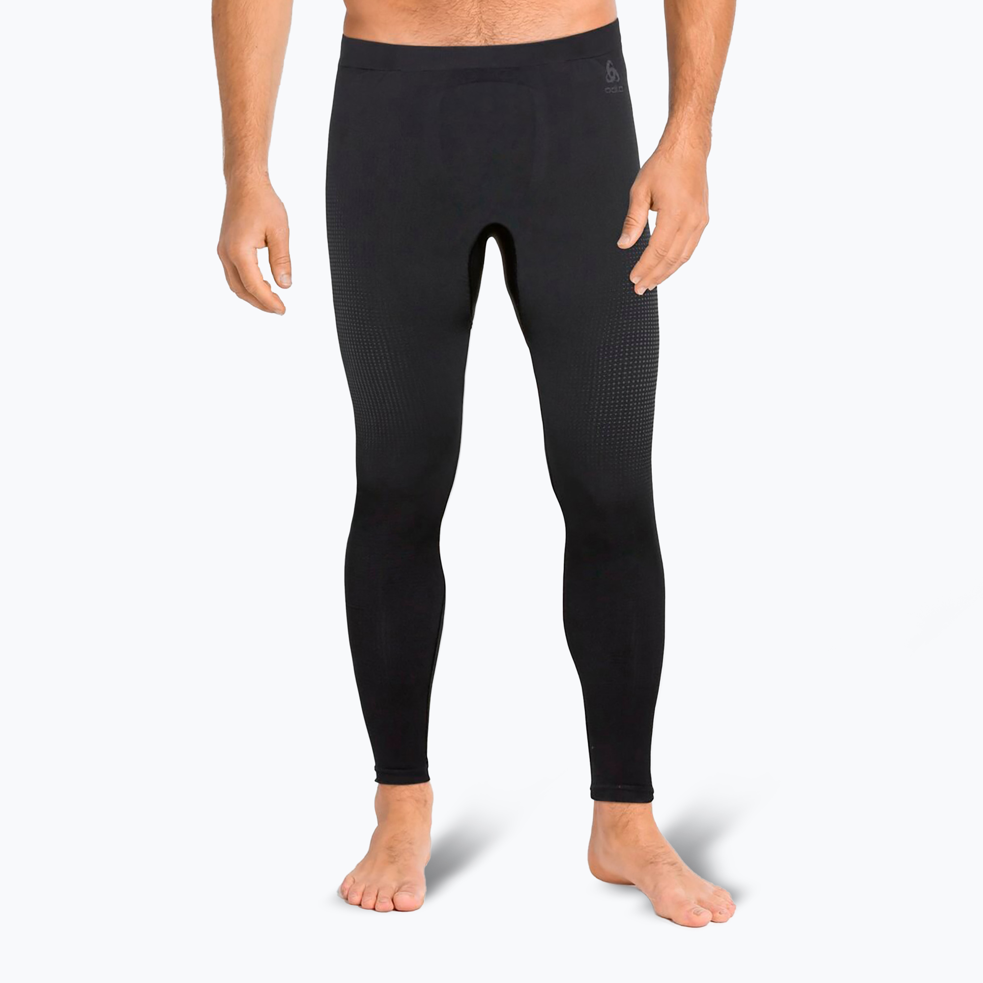Pánske termoaktívne nohavice ODLO Performance Warm Bl Bottom Long black keystyle (Performance Warm Bl Bottom Long 196202/60212)