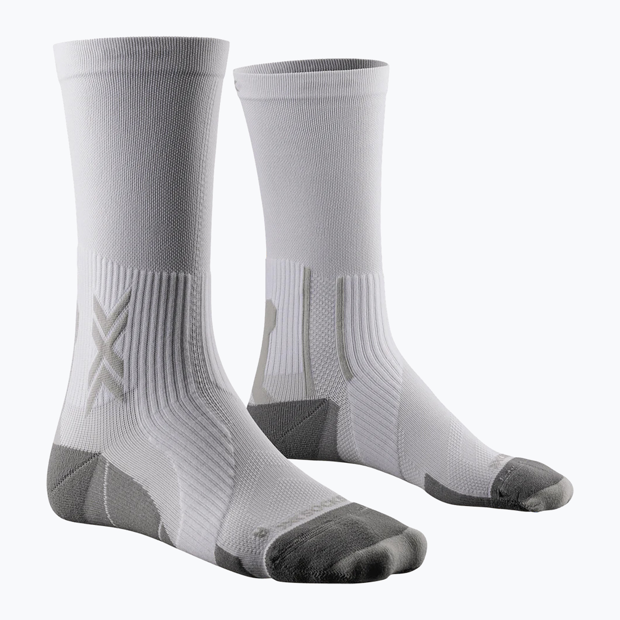 Pánske bežecké ponožky X-Socks Run Perform Crew arctic white/pearl grey (Run Perform Crew XSRQPMS24M)