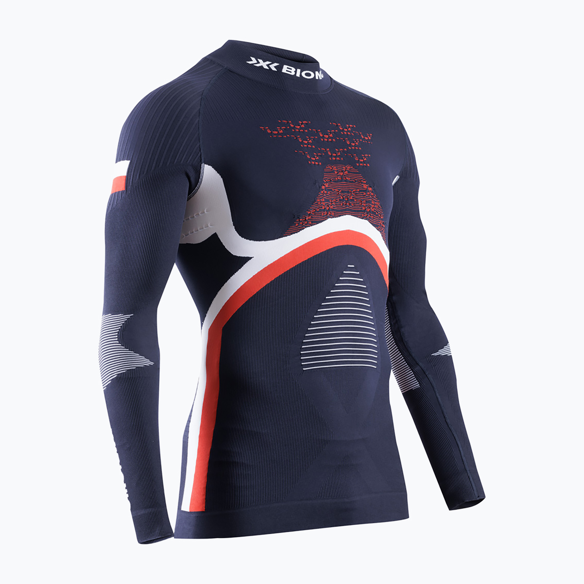 Pánsky termoaktívny longsleeve X-Bionic Patriot Shirt Turtle Neck Lg Sl poland (Patriot Shirt Turtle Neck Lg Sl EAWT53W23M)