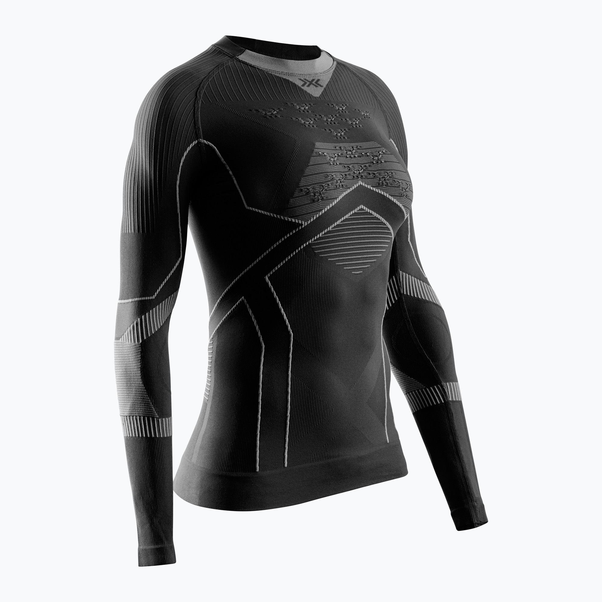 Dámsky termoaktívny longsleeve X-Bionic Energy Accumulator Light Shirt black / light grey (Energy Accumulator Light Shirt Ls EAWTH2W24M)
