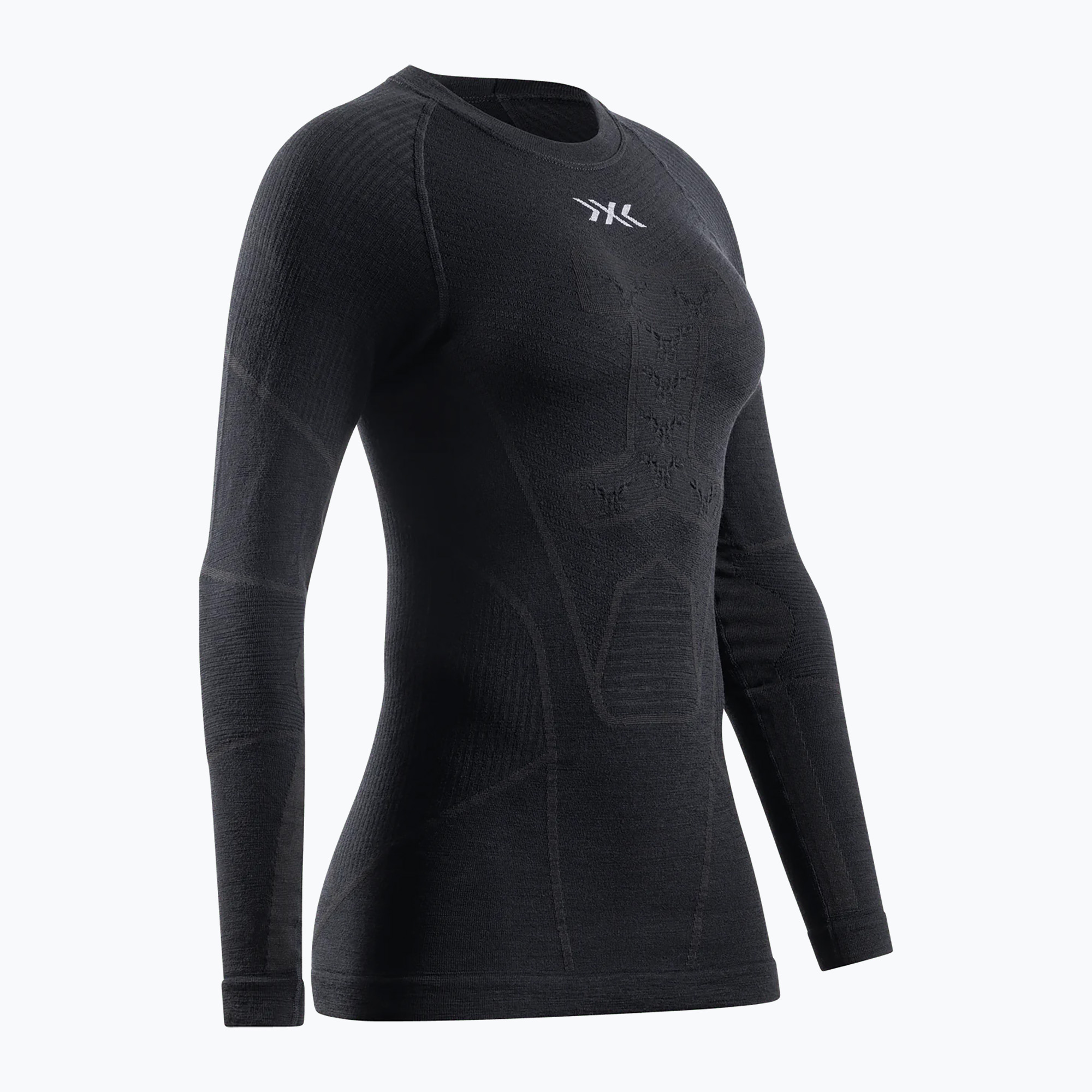Dámsky termoaktívny longsleeve X-Bionic Symbio Merino Shirt opal black (Symbio Merino Shirt XMYTB2W24W)