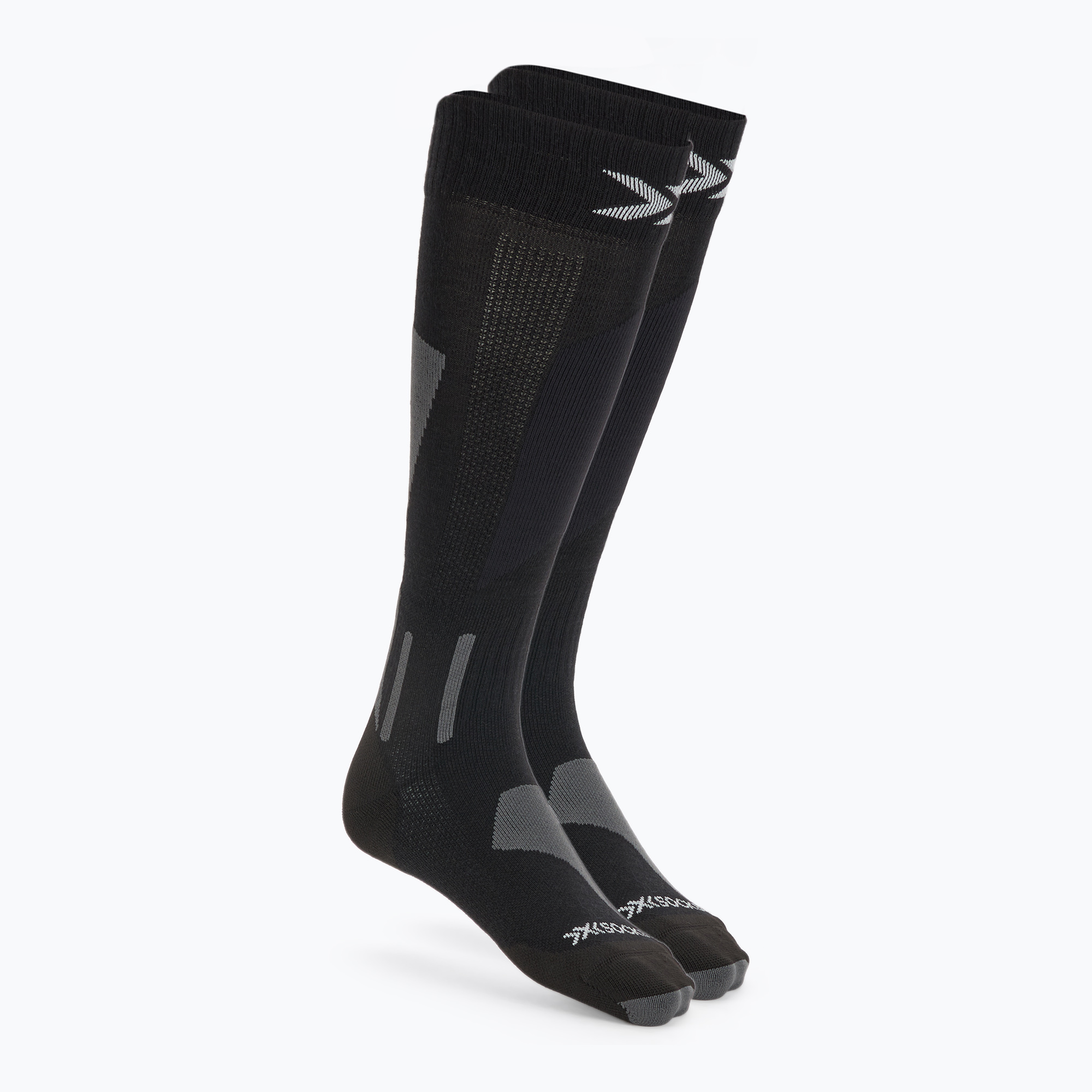 Lyžiarske ponožky X-Socks Ski Discover Merino Otc x black/grey (Ski Discover Merino Otc WYDMW24U)