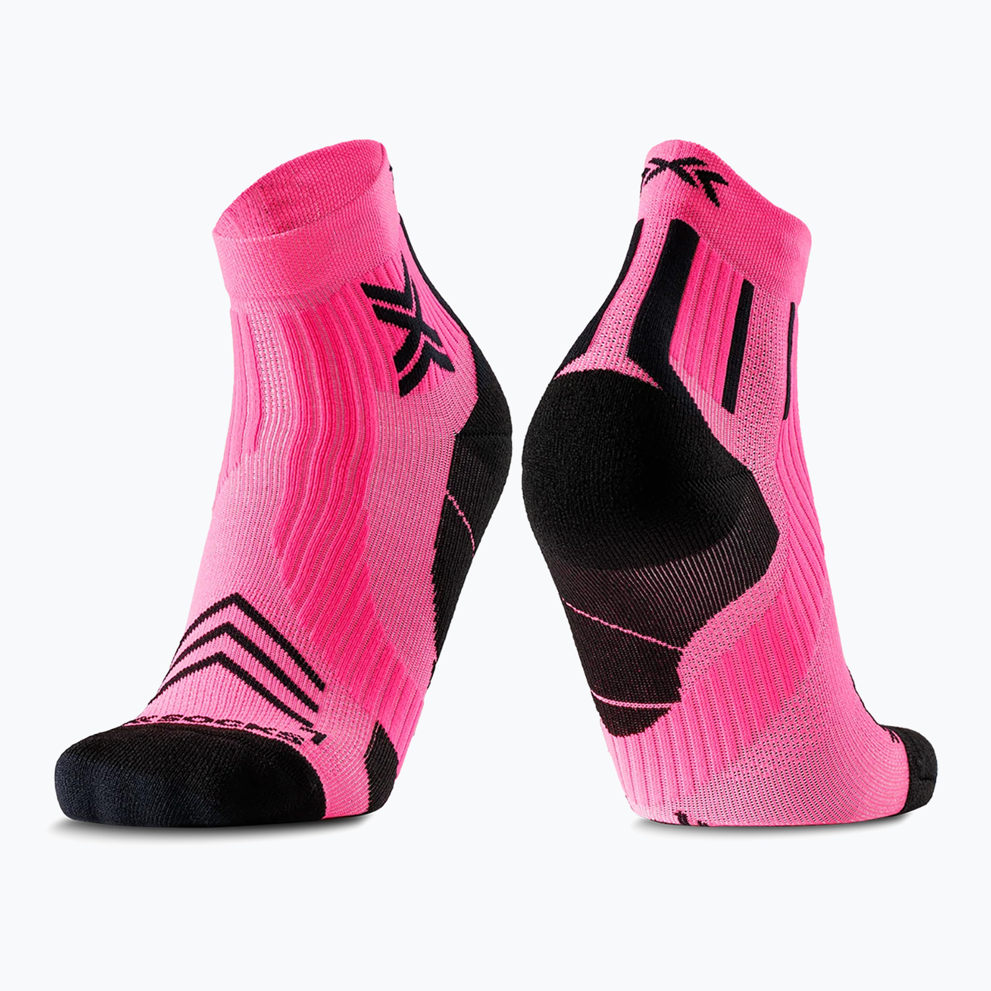 Pánske ponožky X-Sock Run Expert Ankle fluo pink/x black (Run Expert Ankle XS-R7XPS24M-P140)