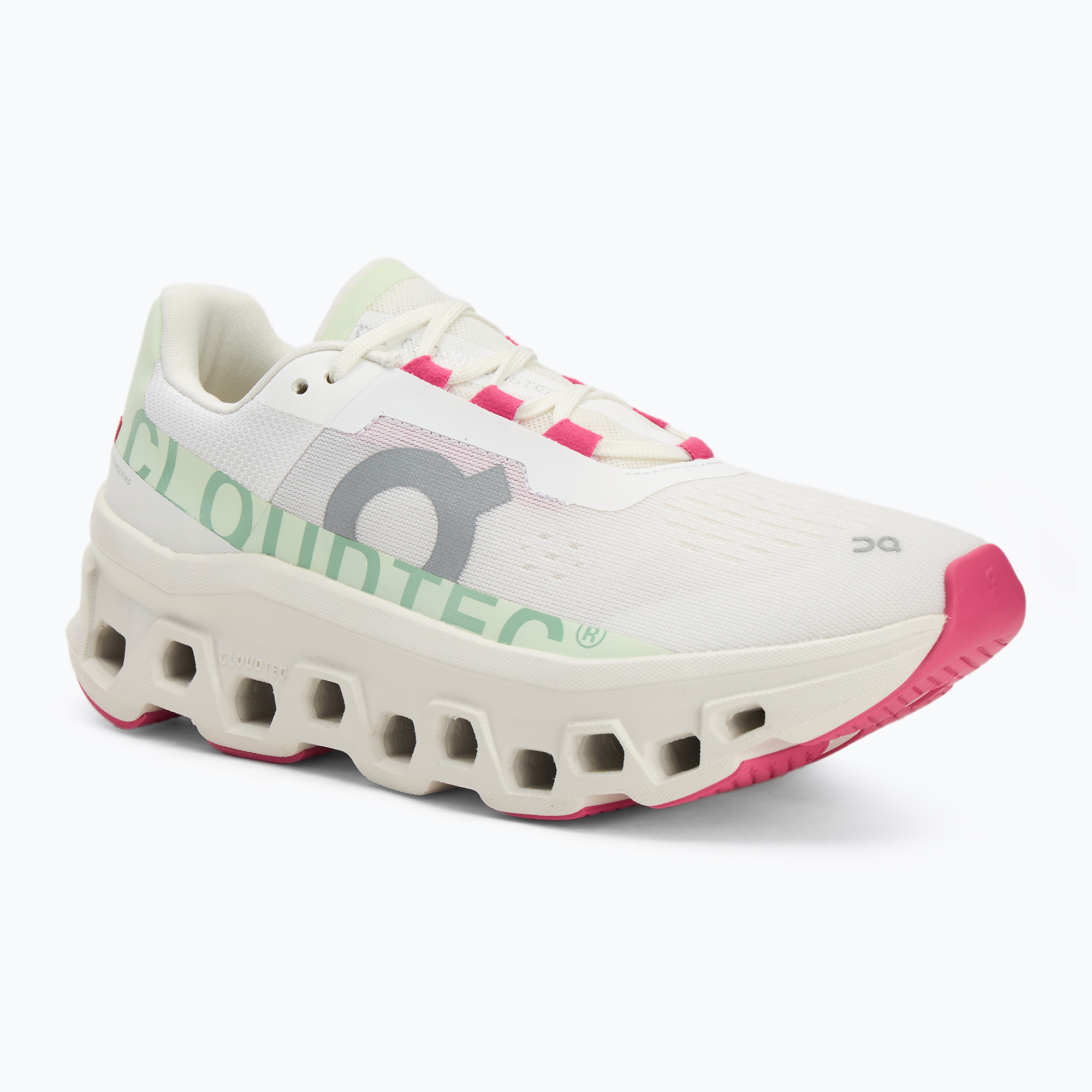 Dámske bežecké topánky On Running Cloudmonster white/lima