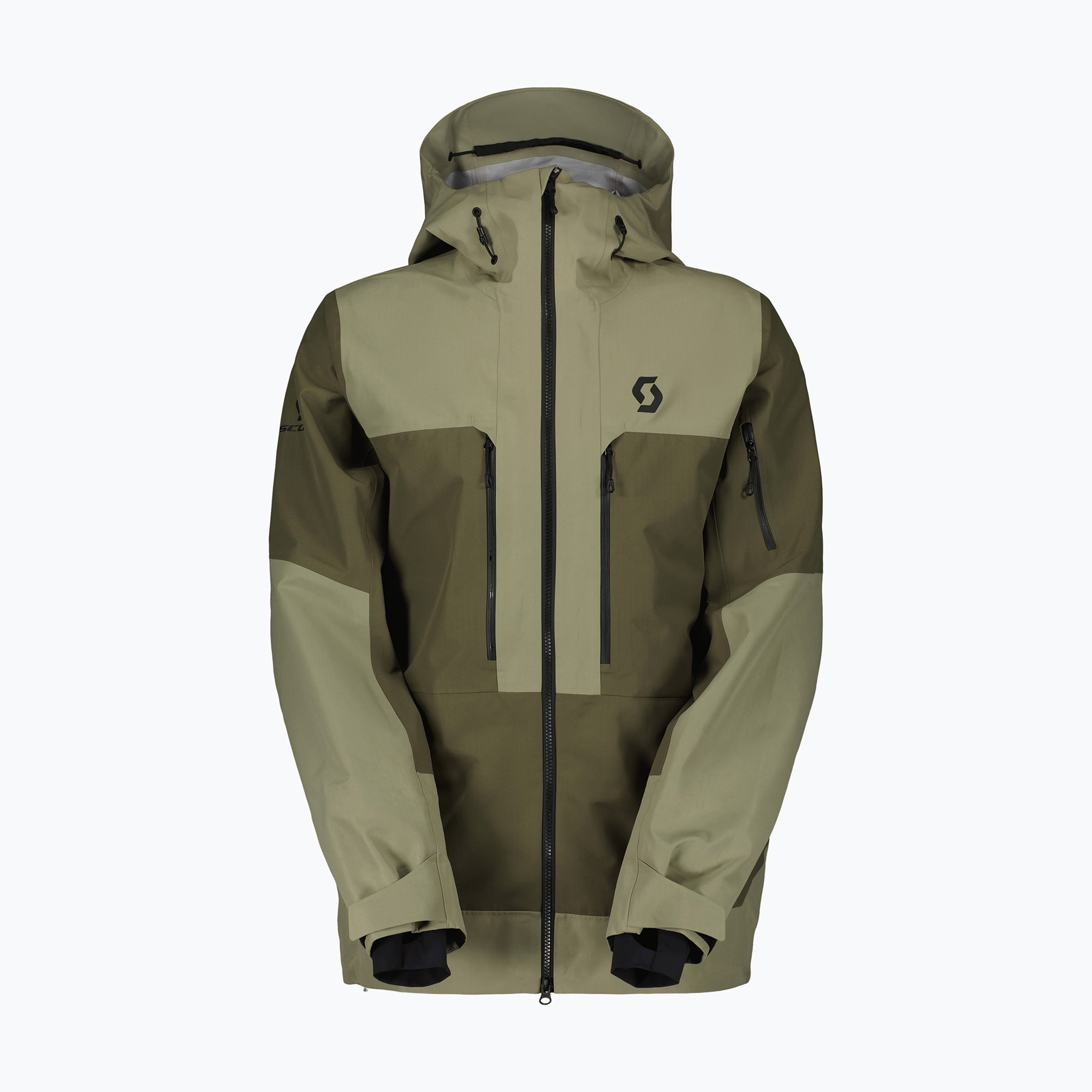 Pánska lyžiarska bunda SCOTT Vertic Ripstop 3L dust grey/douglas green