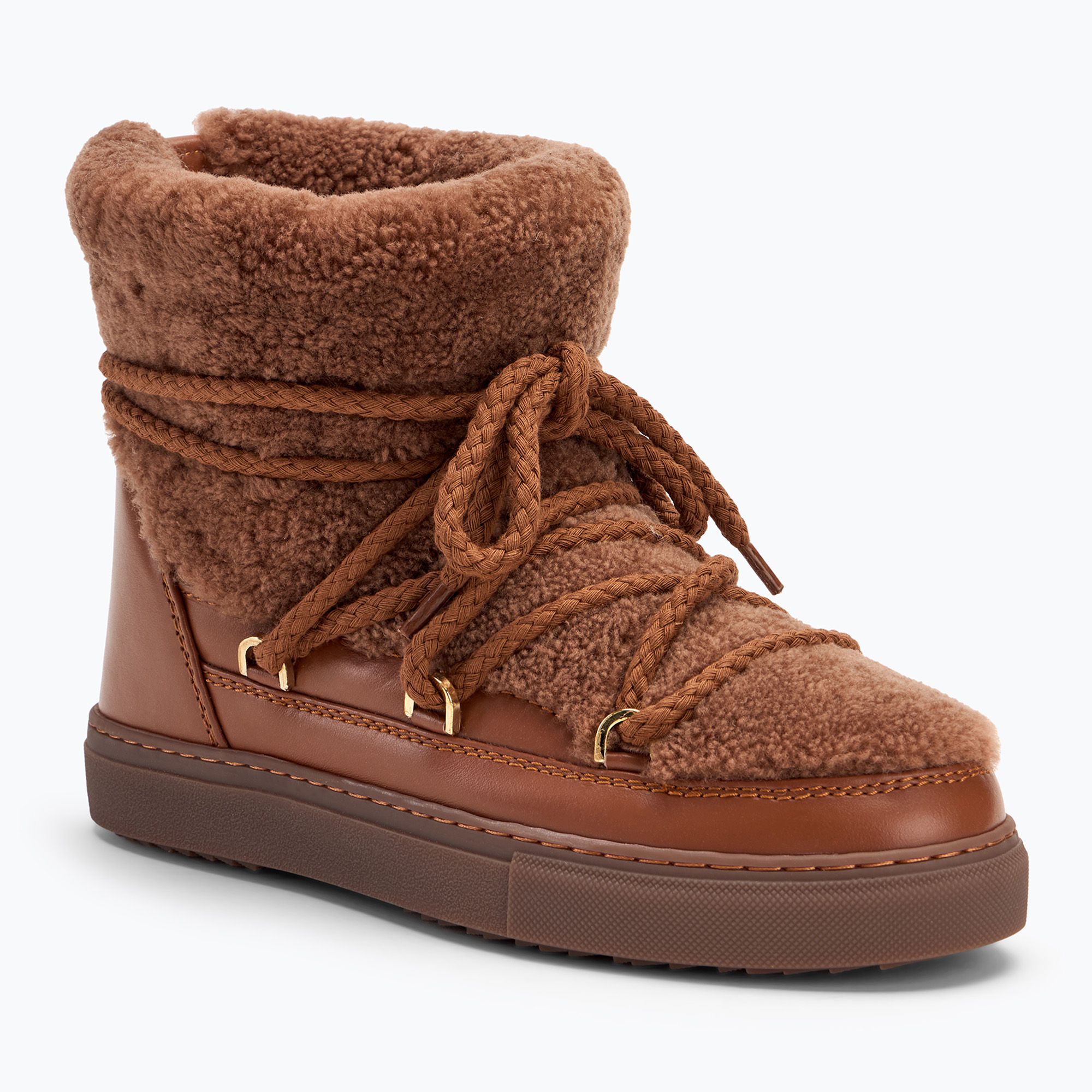 Dámske snehule INUIKII Curly brown (Curly 75102-018-701)