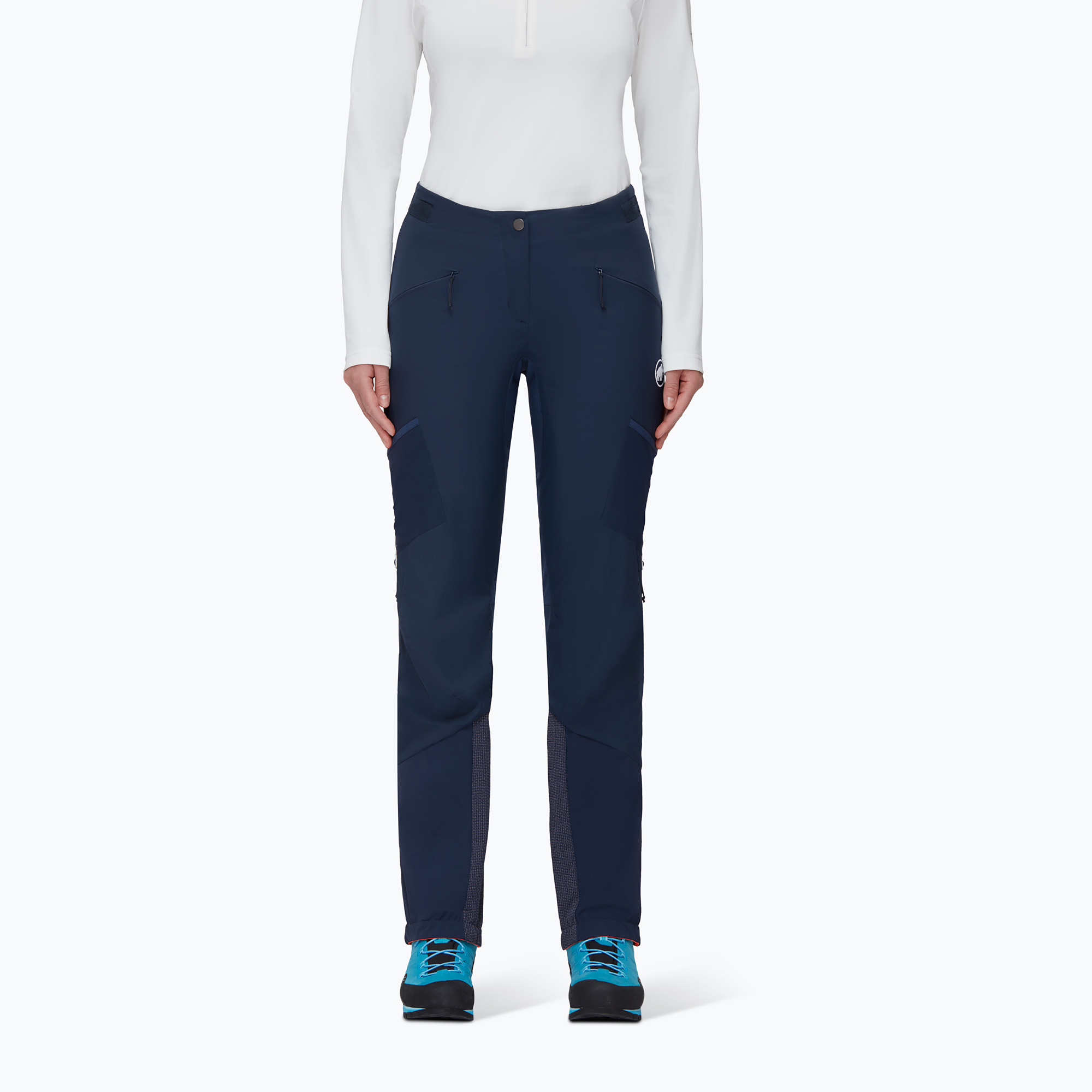 Dámske softshellové nohavice MAMMUT Aenergy IN Hybrid navy blue (Aenergy IN Hybrid 1021-00940-5118)