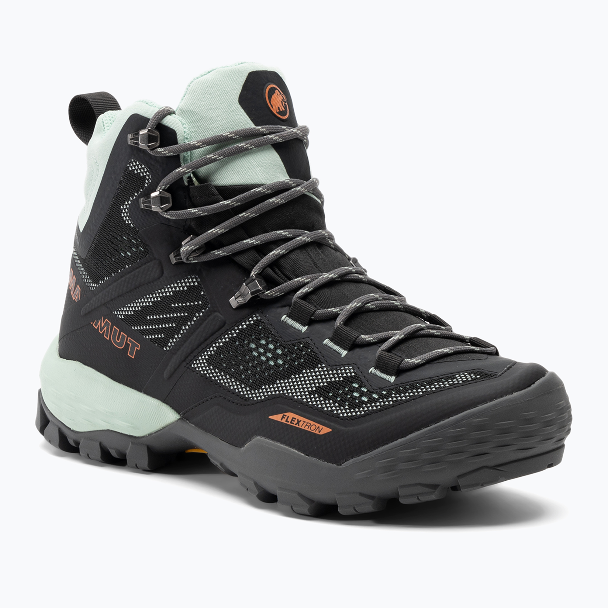Mammut dámske trekové topánky Ducan High GTX dark steel/neo mint (Ducan High GTX 3030-03481-00759-1045)